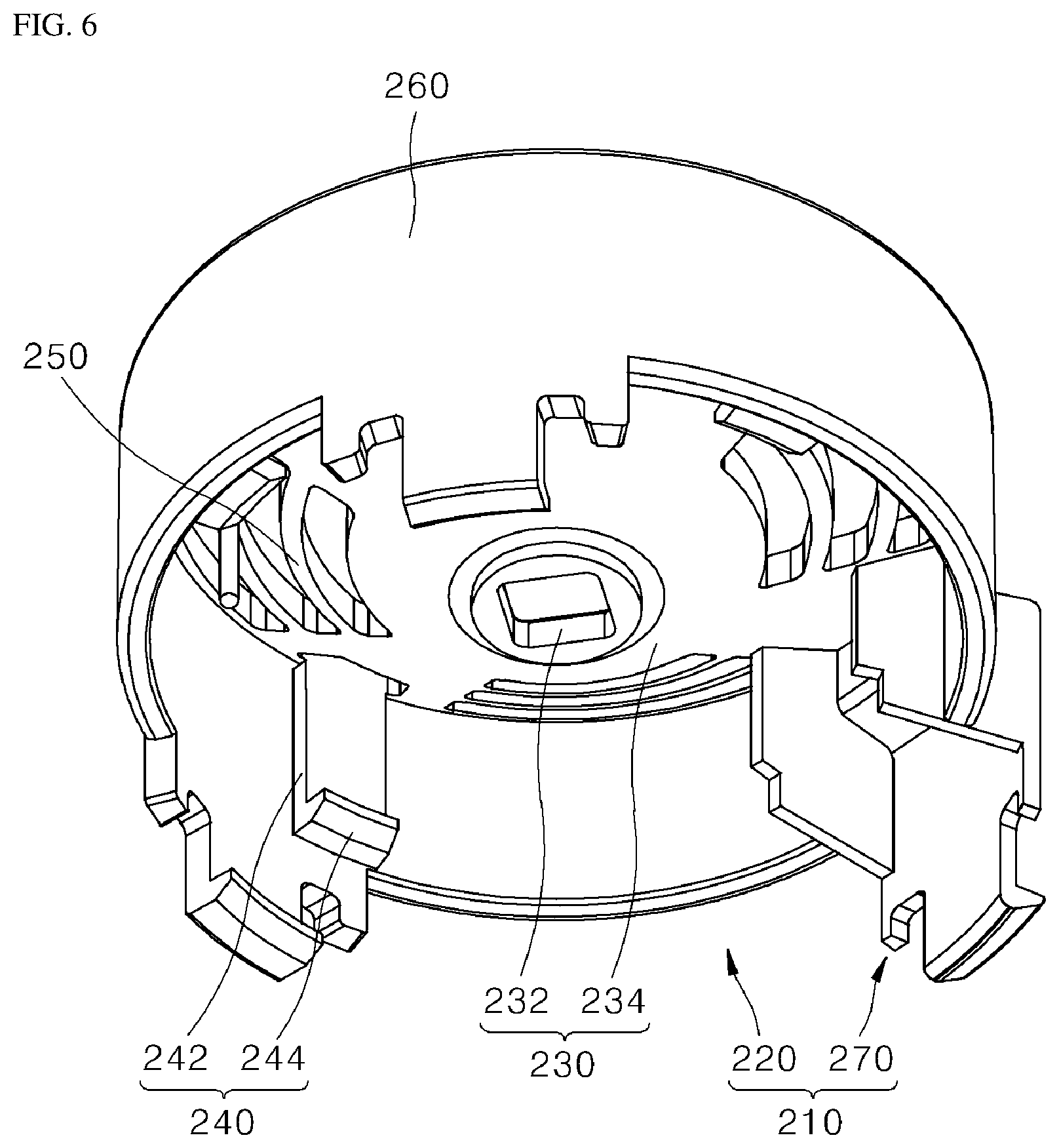 Patent US12134062 Figure 6 – Portable air purifier