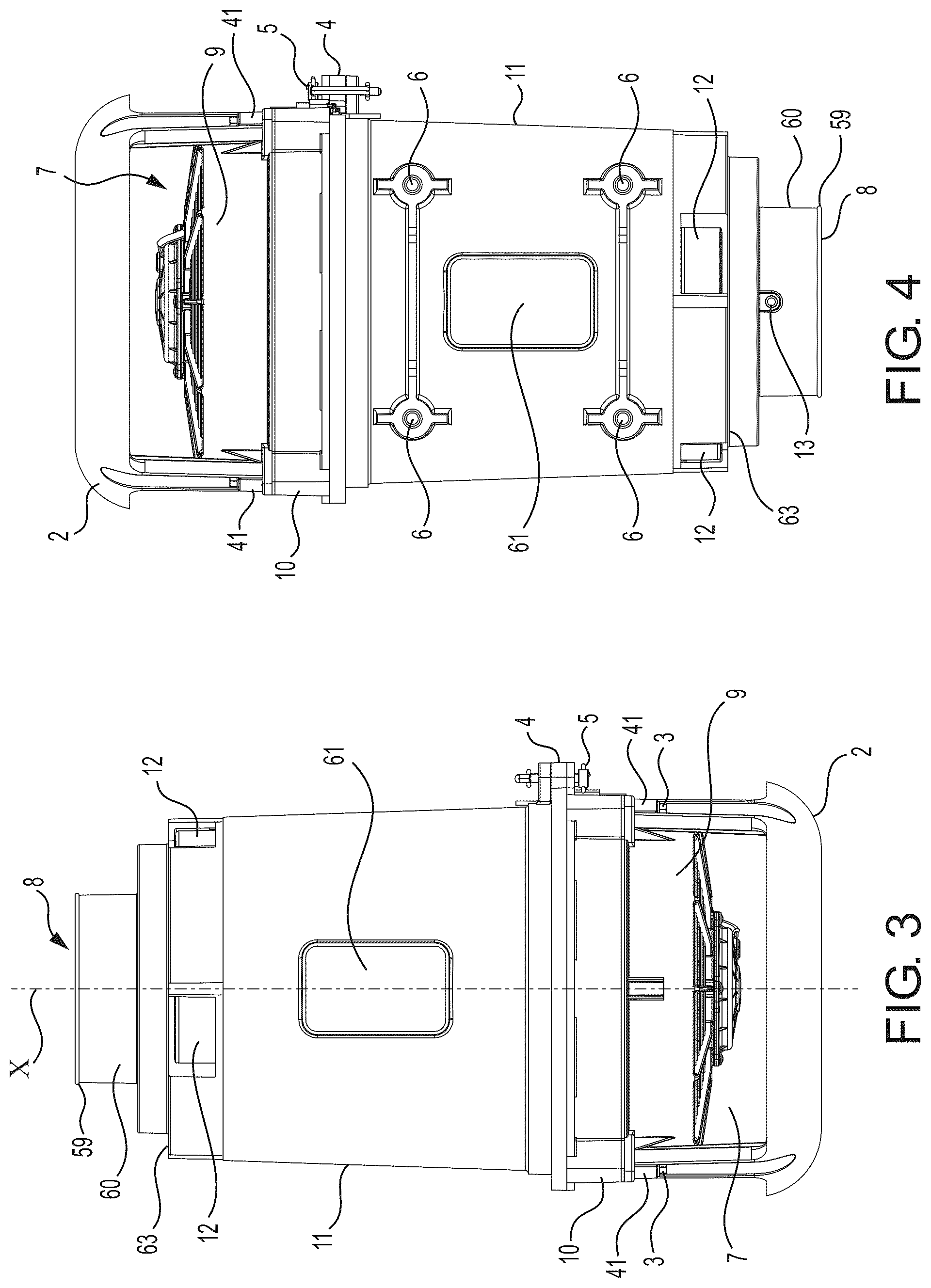 Patent US12134065 Figure 2 – Self-cleaning air filtration apparatus and method
