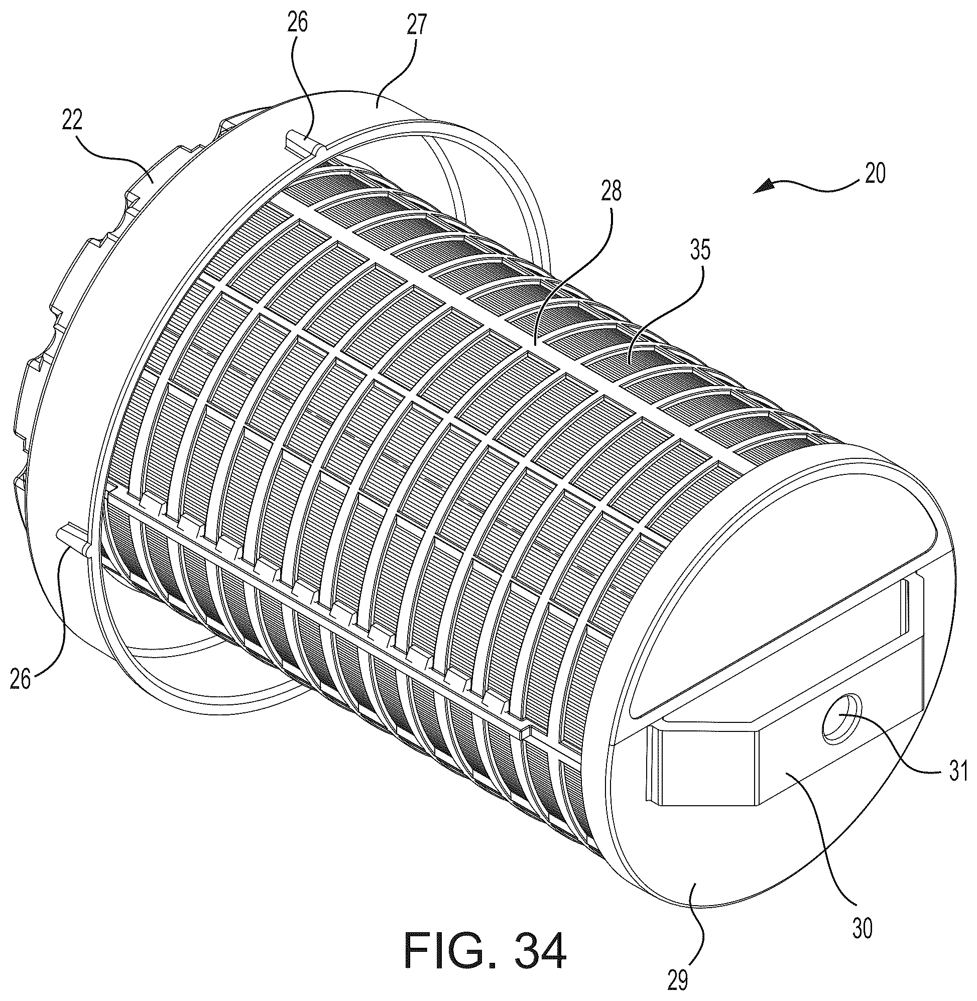 Patent US12134065 Figure 20 – Self-cleaning air filtration apparatus and method