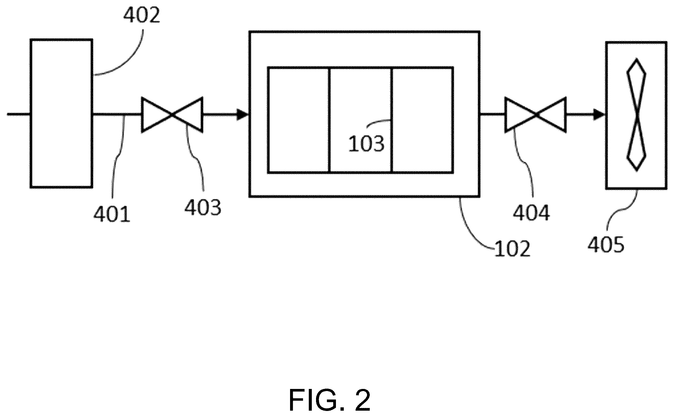 Patent US12134069 Figure 2 – Mechanical vapor re-compressor heat pump for separating CO 2 from water vapor in temperature-vacuum swing adsorption cycles