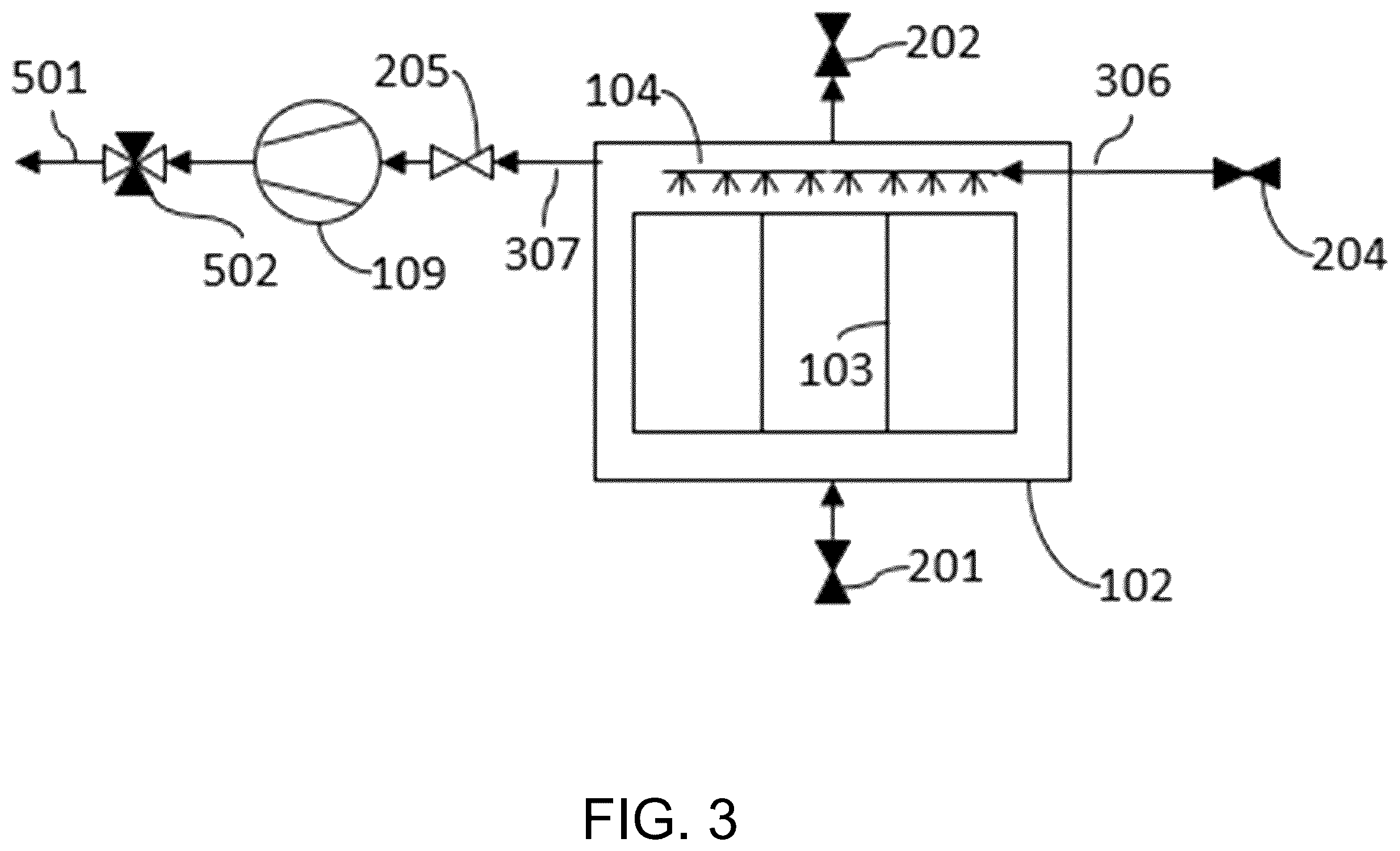 Patent US12134069 Figure 3 – Mechanical vapor re-compressor heat pump for separating CO 2 from water vapor in temperature-vacuum swing adsorption cycles
