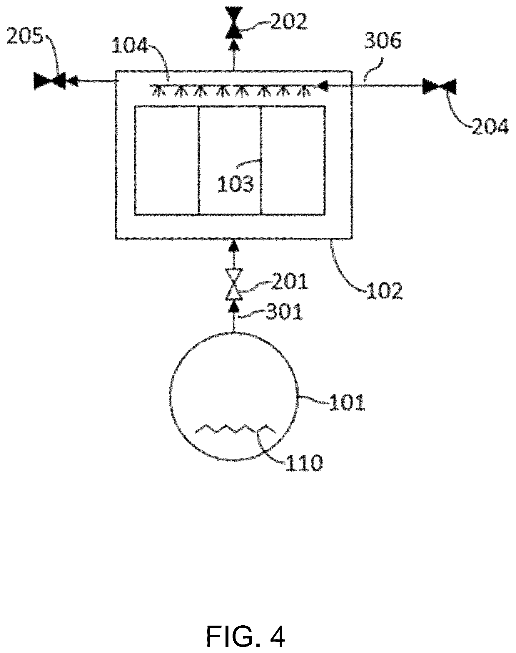 Patent US12134069 Figure 4 – Mechanical vapor re-compressor heat pump for separating CO 2 from water vapor in temperature-vacuum swing adsorption cycles