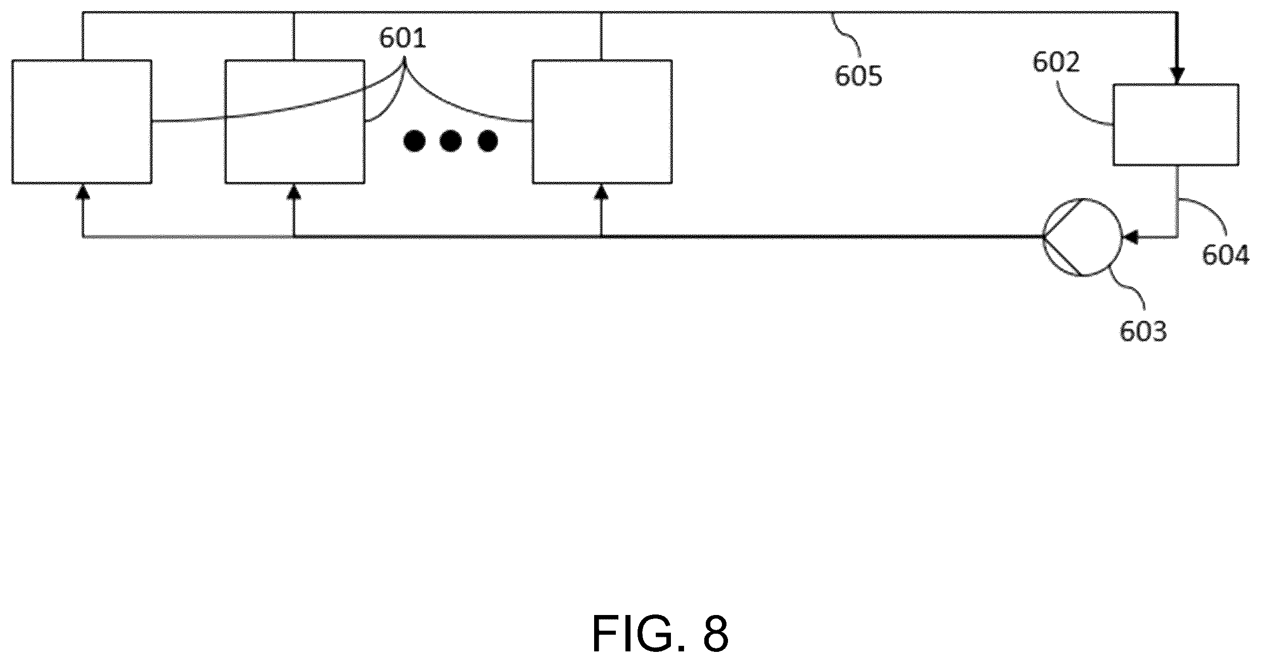 Patent US12134069 Figure 8 – Mechanical vapor re-compressor heat pump for separating CO 2 from water vapor in temperature-vacuum swing adsorption cycles