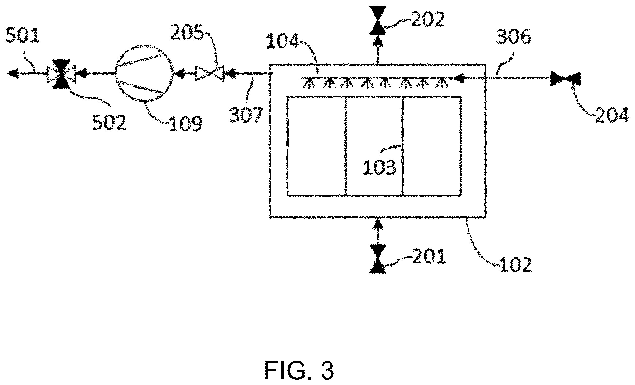 Patent US12134070 Figure 3 – Mechanical vapor re-compressor heat pump for separating CO 2 from water vapor in temperature-vacuum swing adsorption cycles