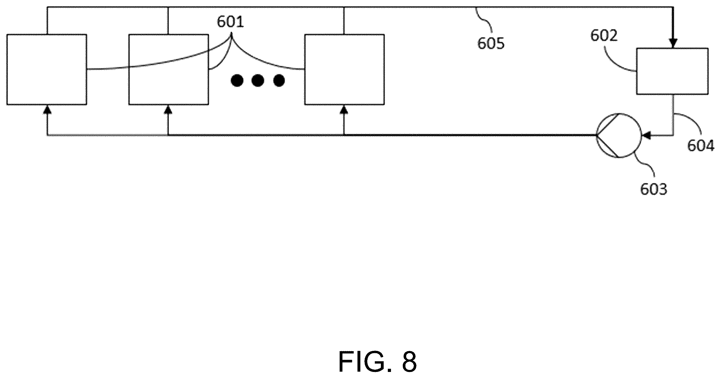Patent US12134070 Figure 8 – Mechanical vapor re-compressor heat pump for separating CO 2 from water vapor in temperature-vacuum swing adsorption cycles