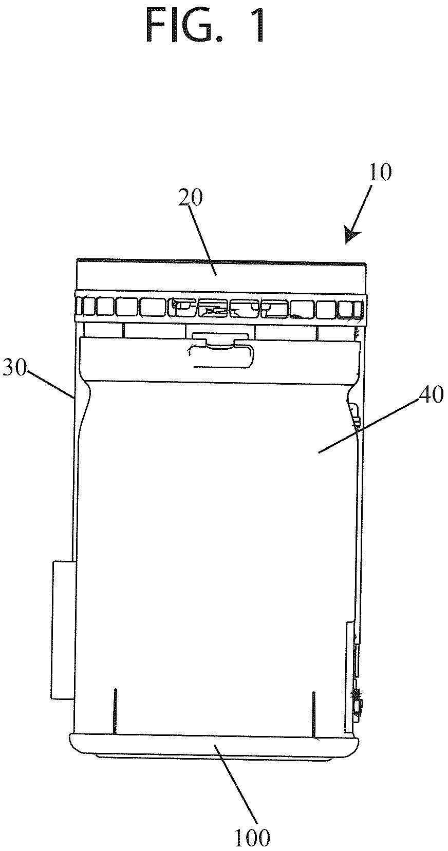 Patent US12134072 Figure 1 – Air purifying machine and process