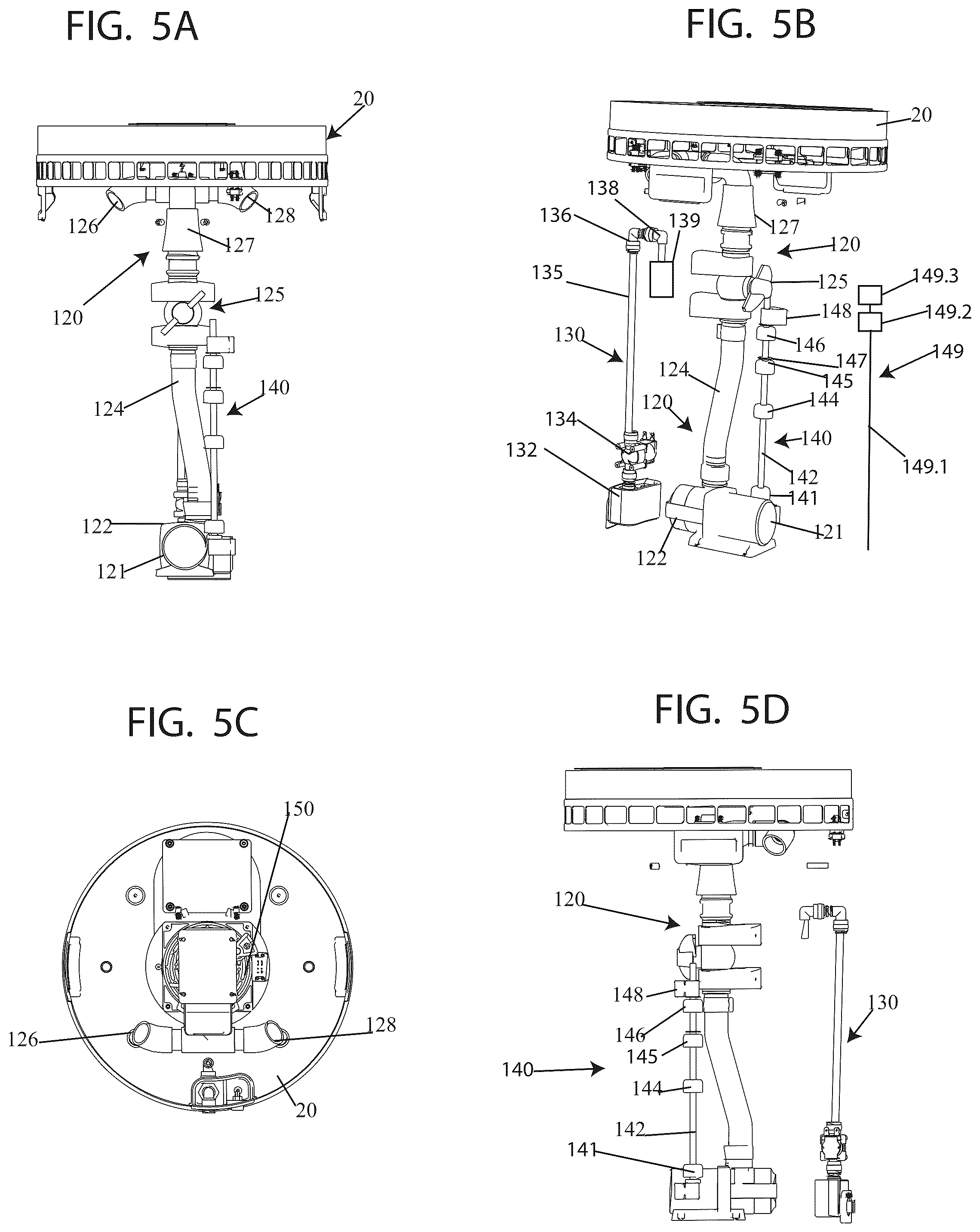 Patent US12134072 Figure 5 – Air purifying machine and process