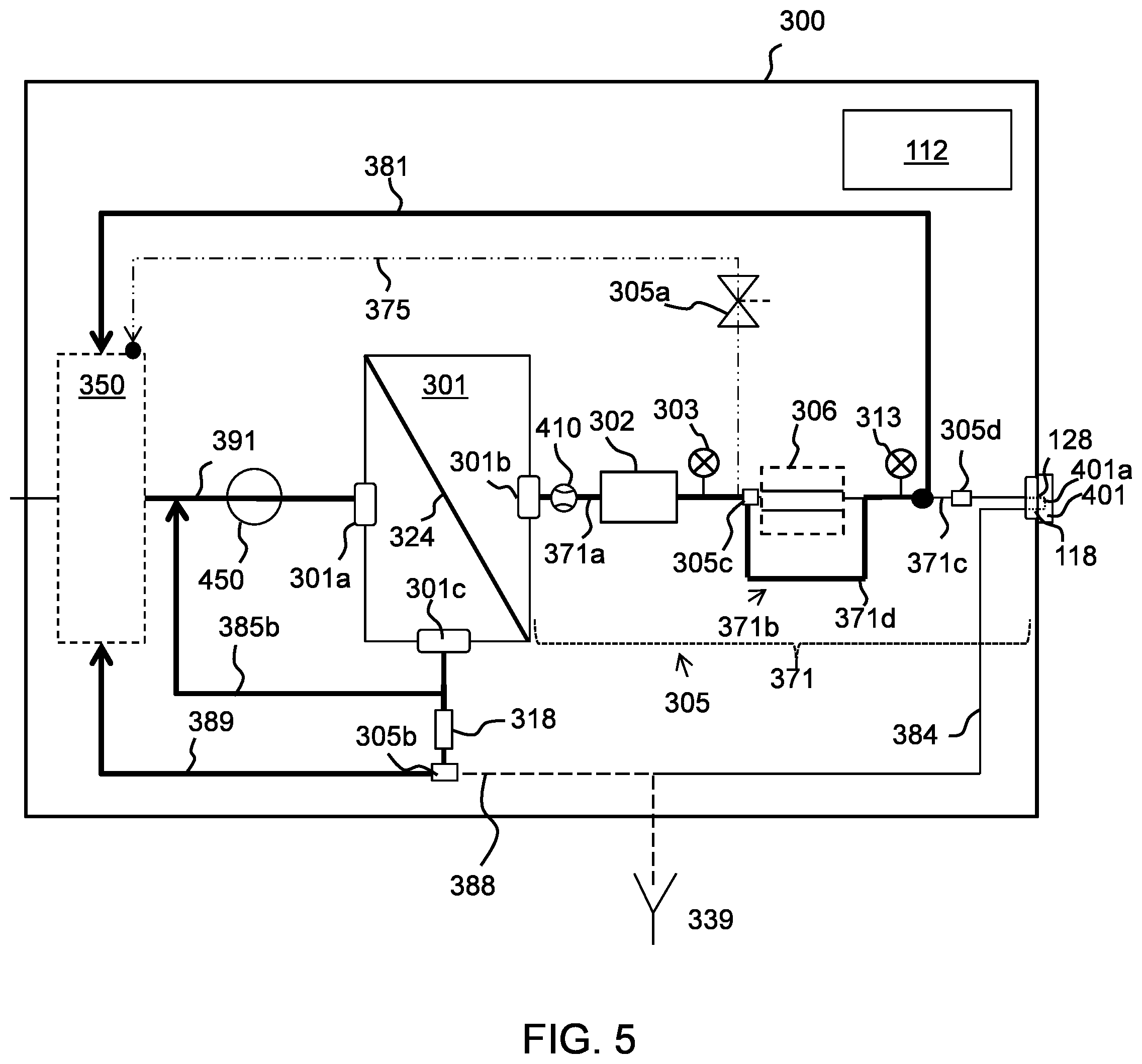 Patent US12134076 Figure 3 – Water purification apparatus and methods for cleaning the water purification apparatus
