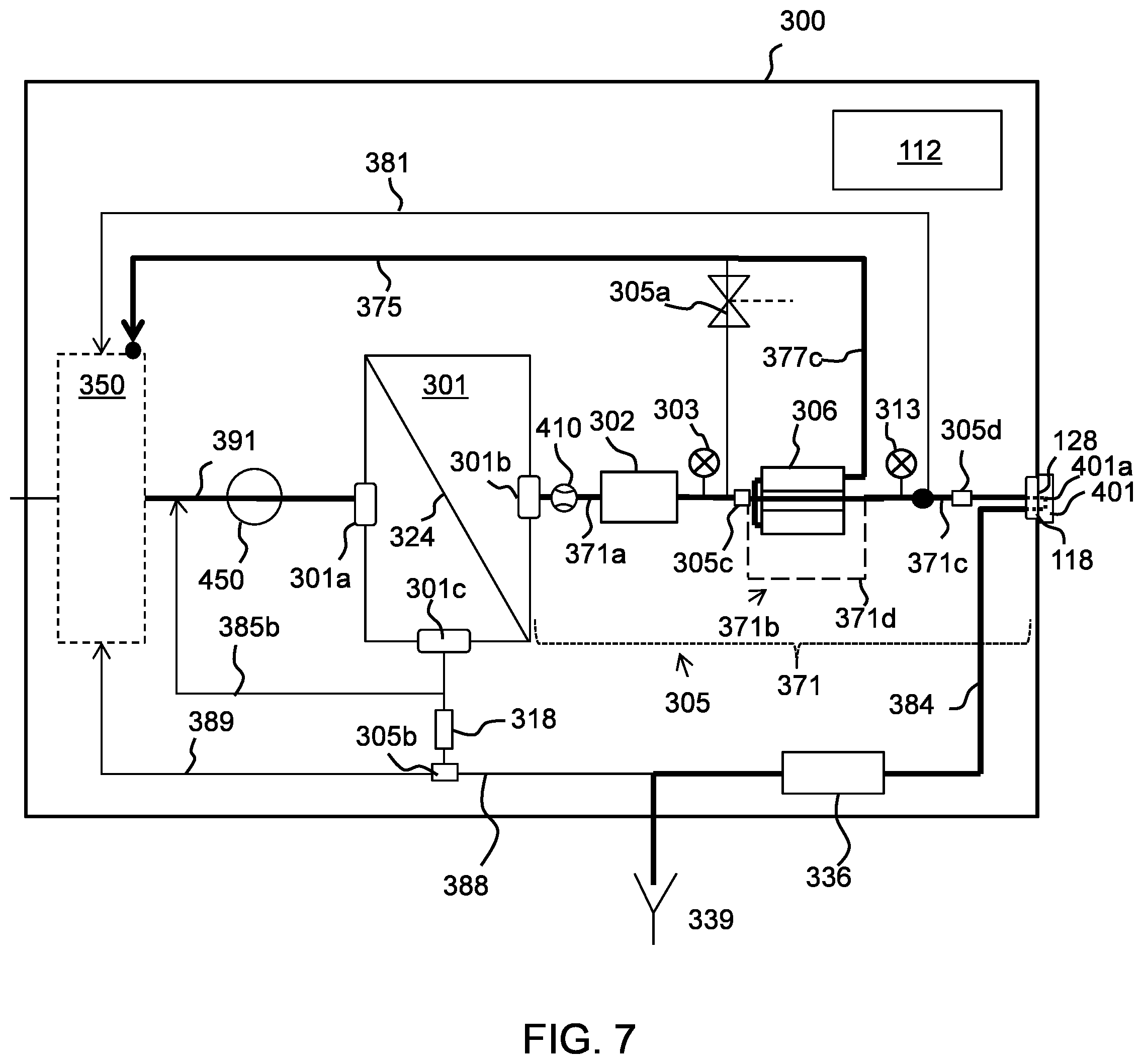 Patent US12134076 Figure 5 – Water purification apparatus and methods for cleaning the water purification apparatus