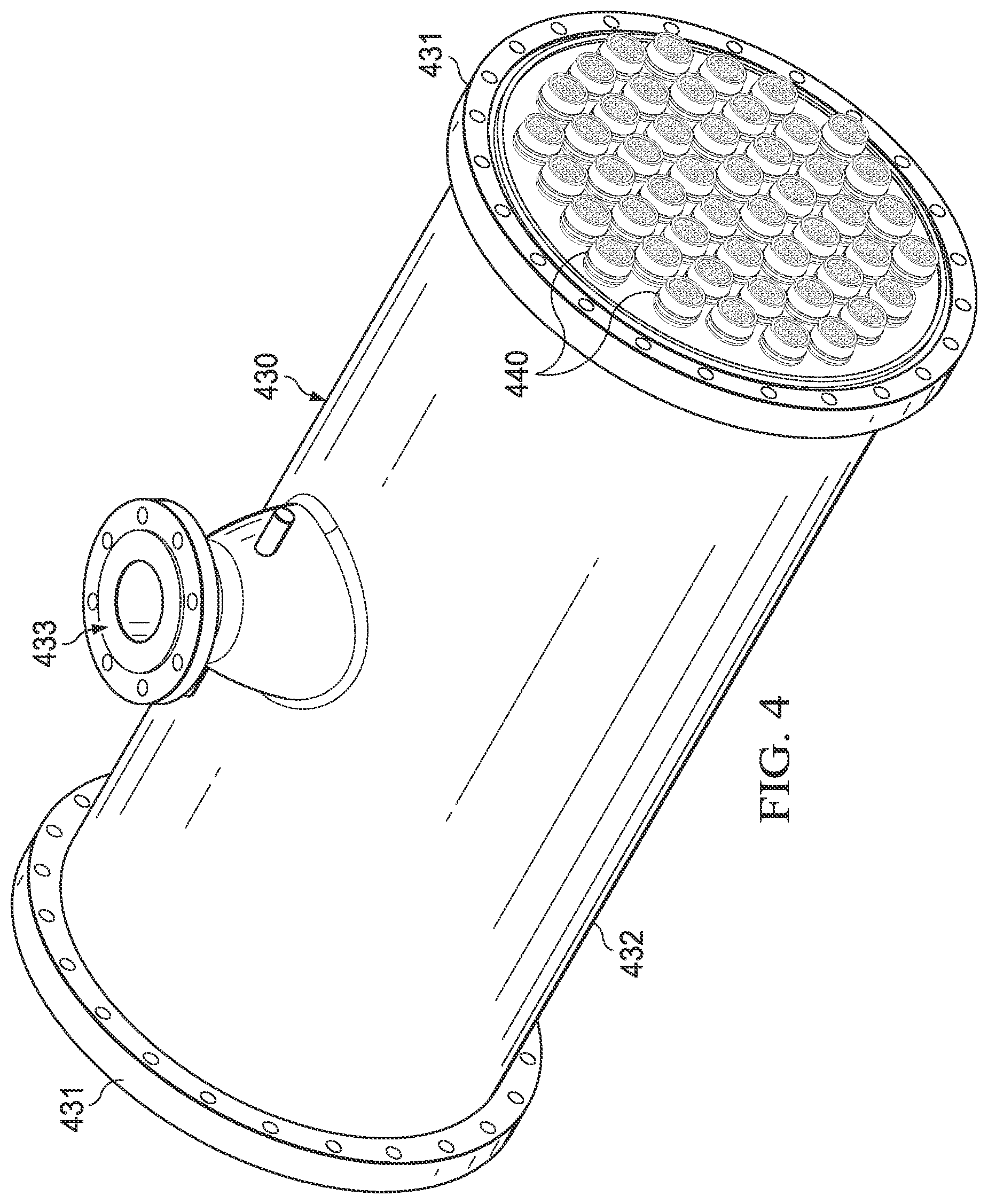 Patent US12134077 Figure 4 – Apparatus, systems, and methods for purifying a fluid with a silicon carbide membrane