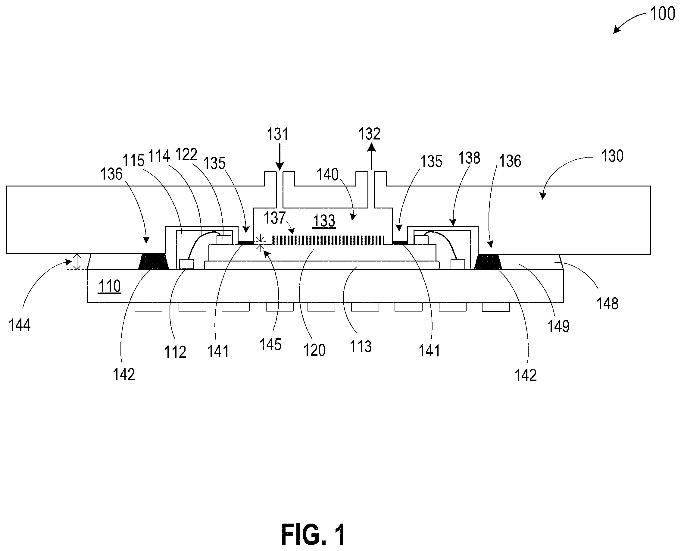 Patent US12134093 Figure 1 – System and method for integrated sensor cartridge