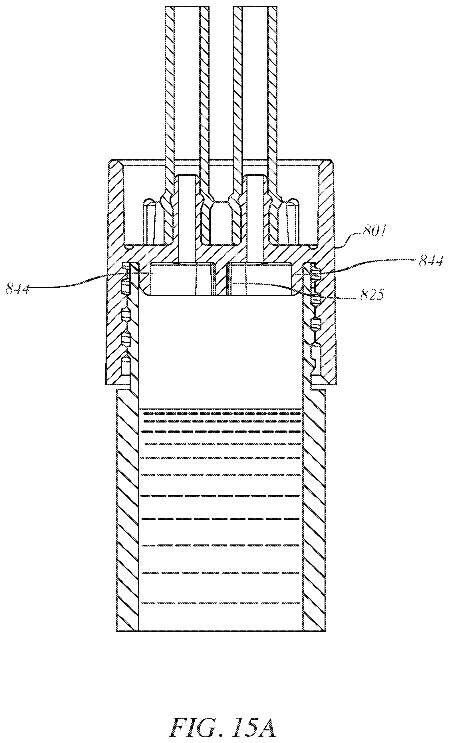 Patent US12134099 Figure 14 – Needle-less access vial and cap for the aseptic sampling and storage of liquids