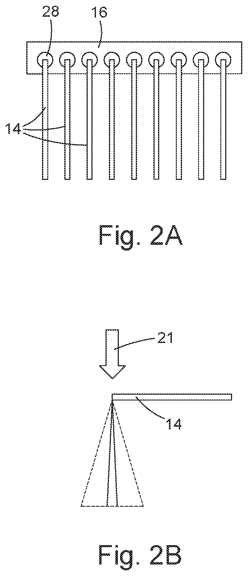 Patent US12134104 Figure 2 – Inkjet printhead for a fluid