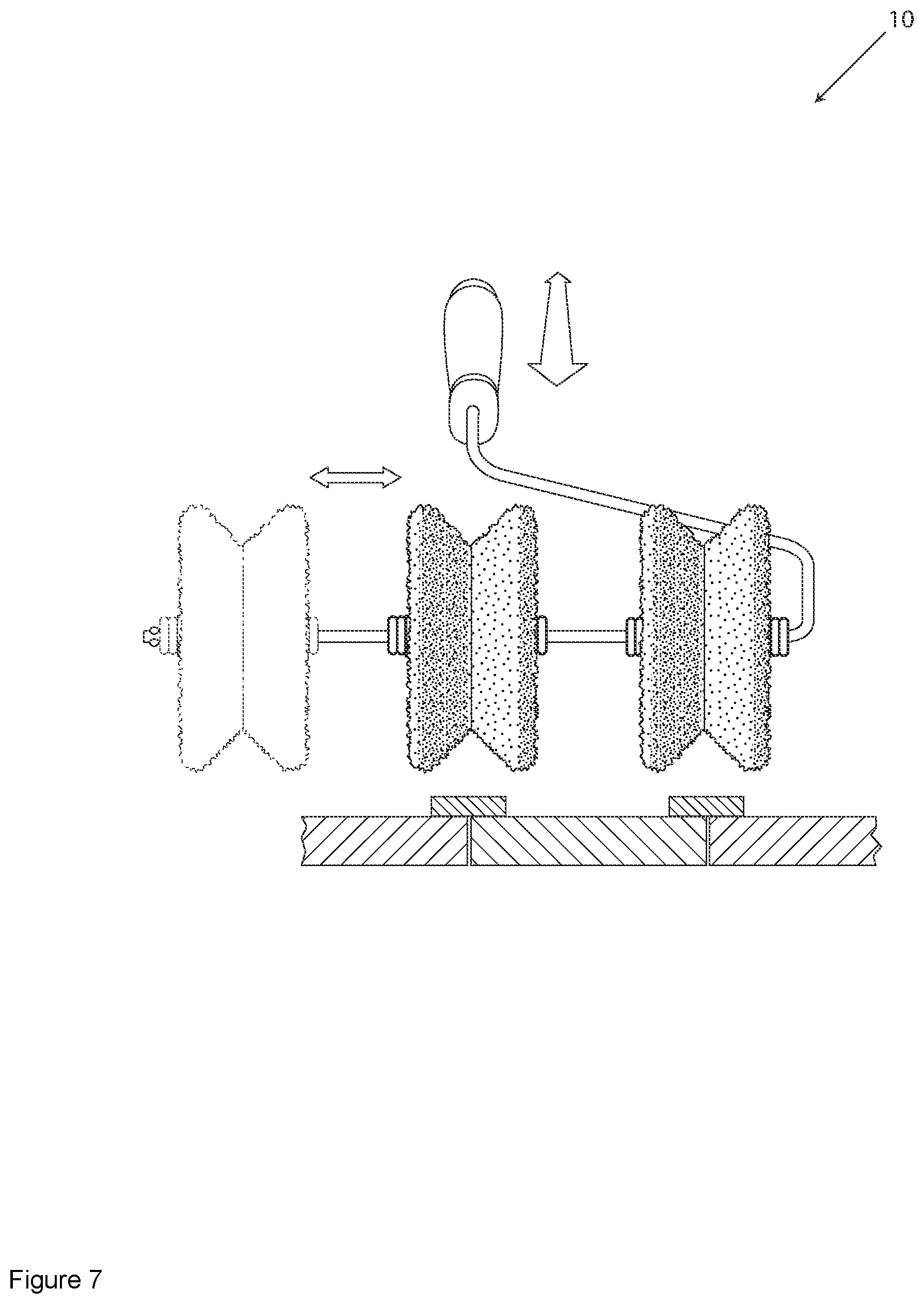 Patent US12134106 Figure 7 – Liquid applicator apparatus and associated method of using the same