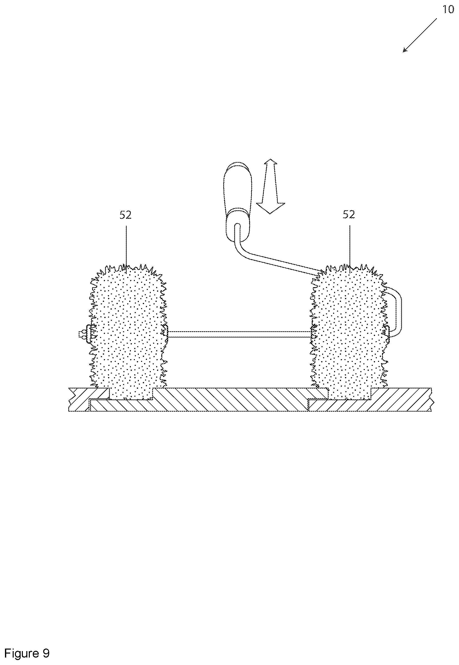 Patent US12134106 Figure 9 – Liquid applicator apparatus and associated method of using the same