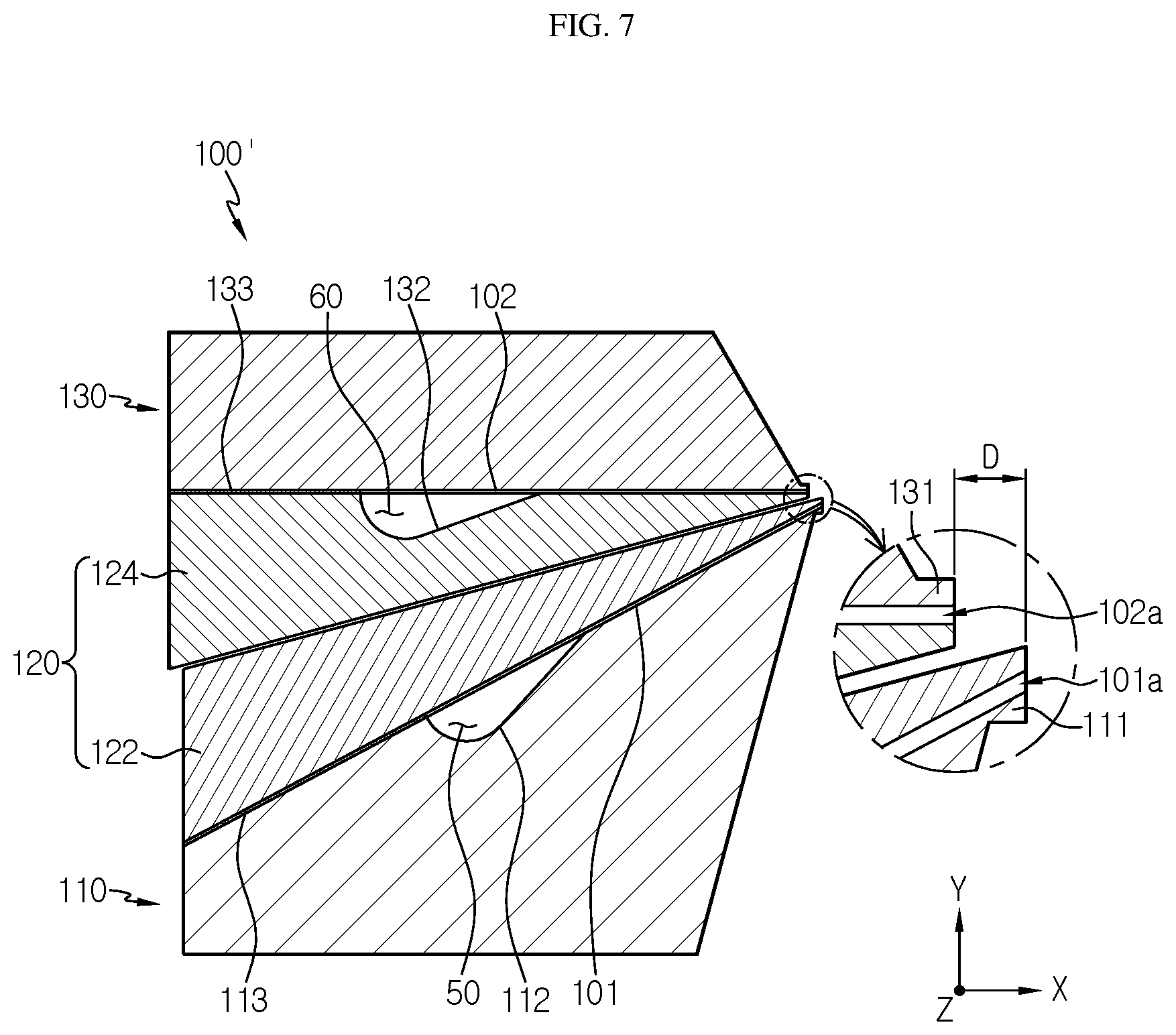 Patent US12134107 Figure 7 – Multi-slot die coater