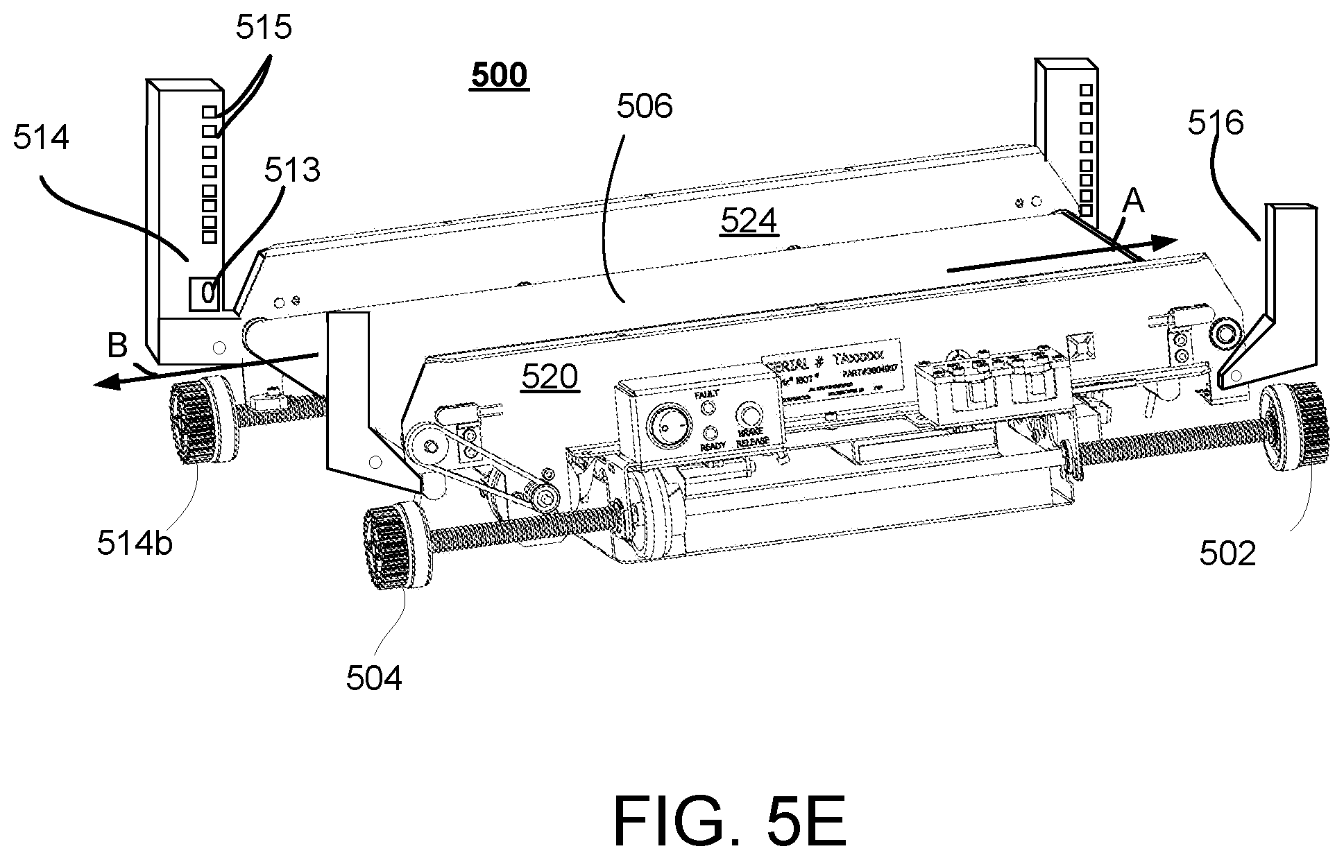 Patent US12134110 Figure 8 – Material handling apparatus and method for automatic and manual sorting of items using a dynamically configurable sorting array