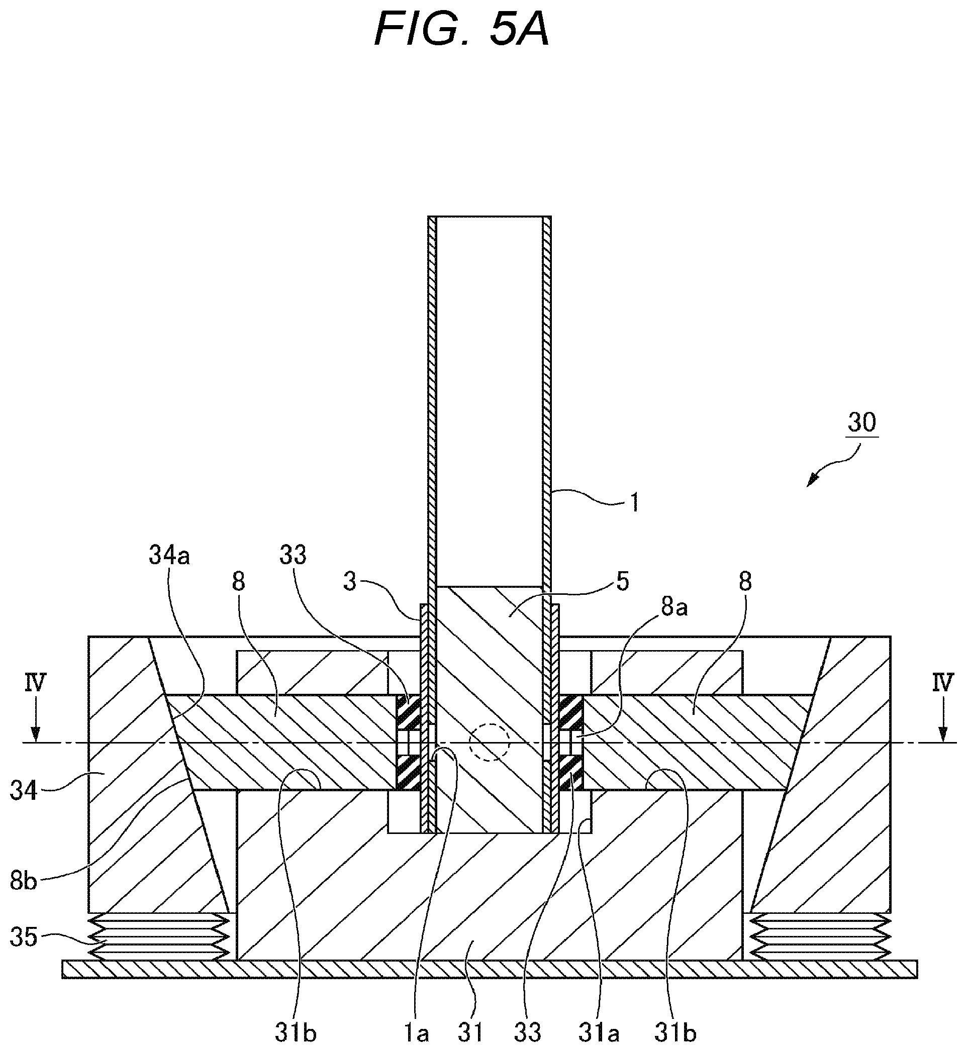 Patent US12134117 Figure 5 – Coupling device for tubular member, different-material joining method using same, and manufacturing method for tubular member equipped with different-material-joining auxiliary member