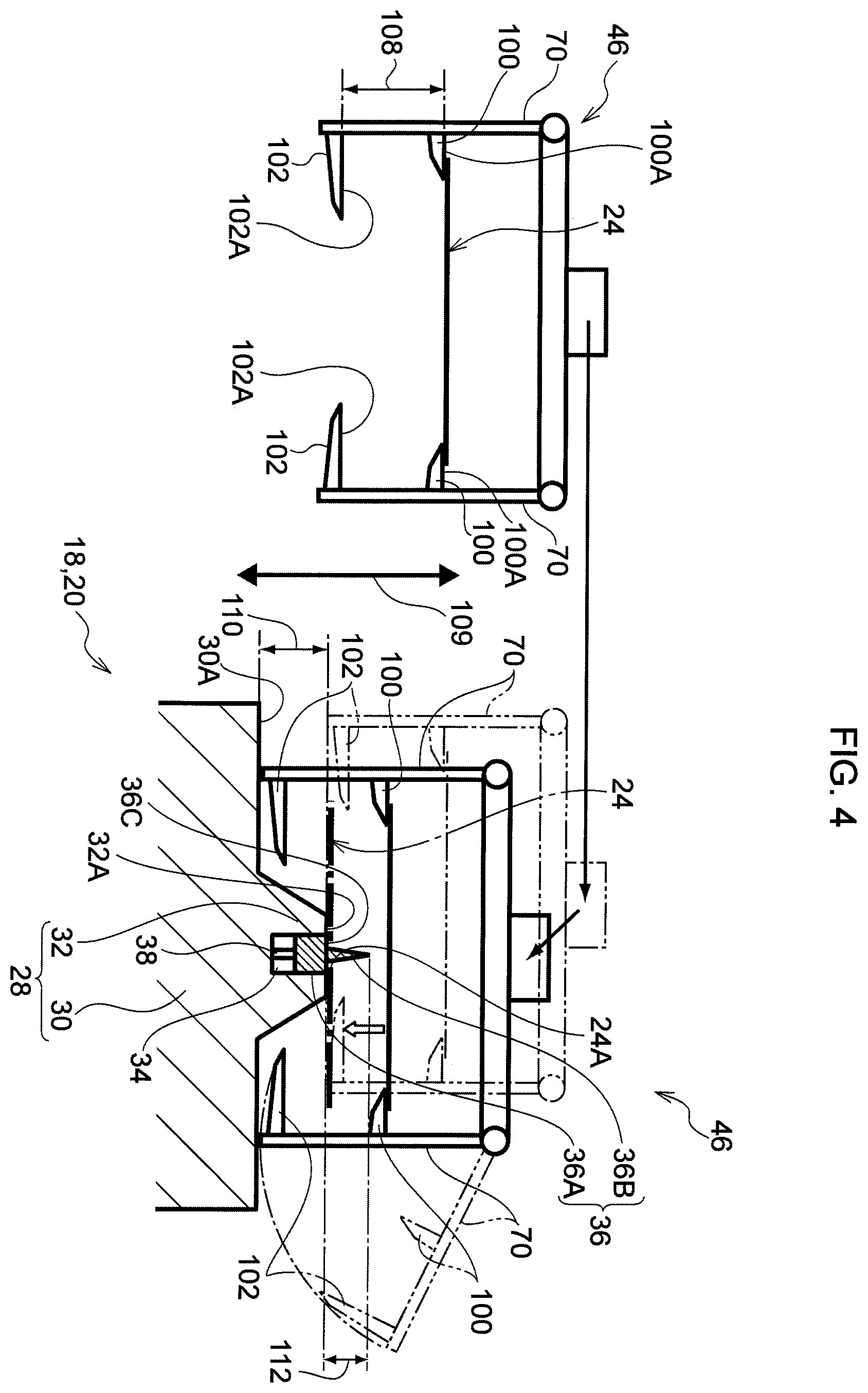 Patent US12134118 Figure 4 – Workpiece transport unit, hot pressing equipment, workpiece transport method, and hot pressing method