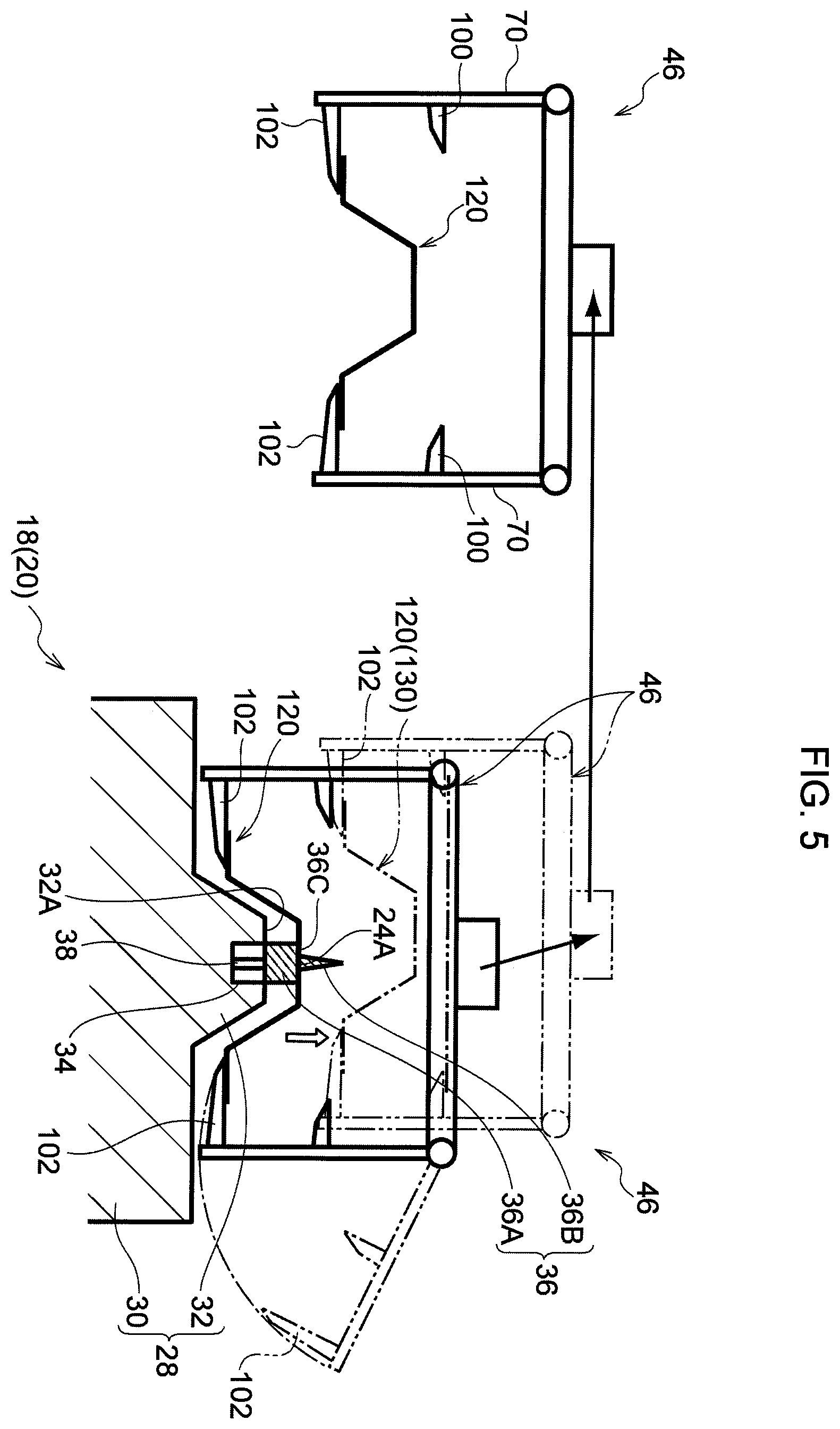 Patent US12134118 Figure 5 – Workpiece transport unit, hot pressing equipment, workpiece transport method, and hot pressing method
