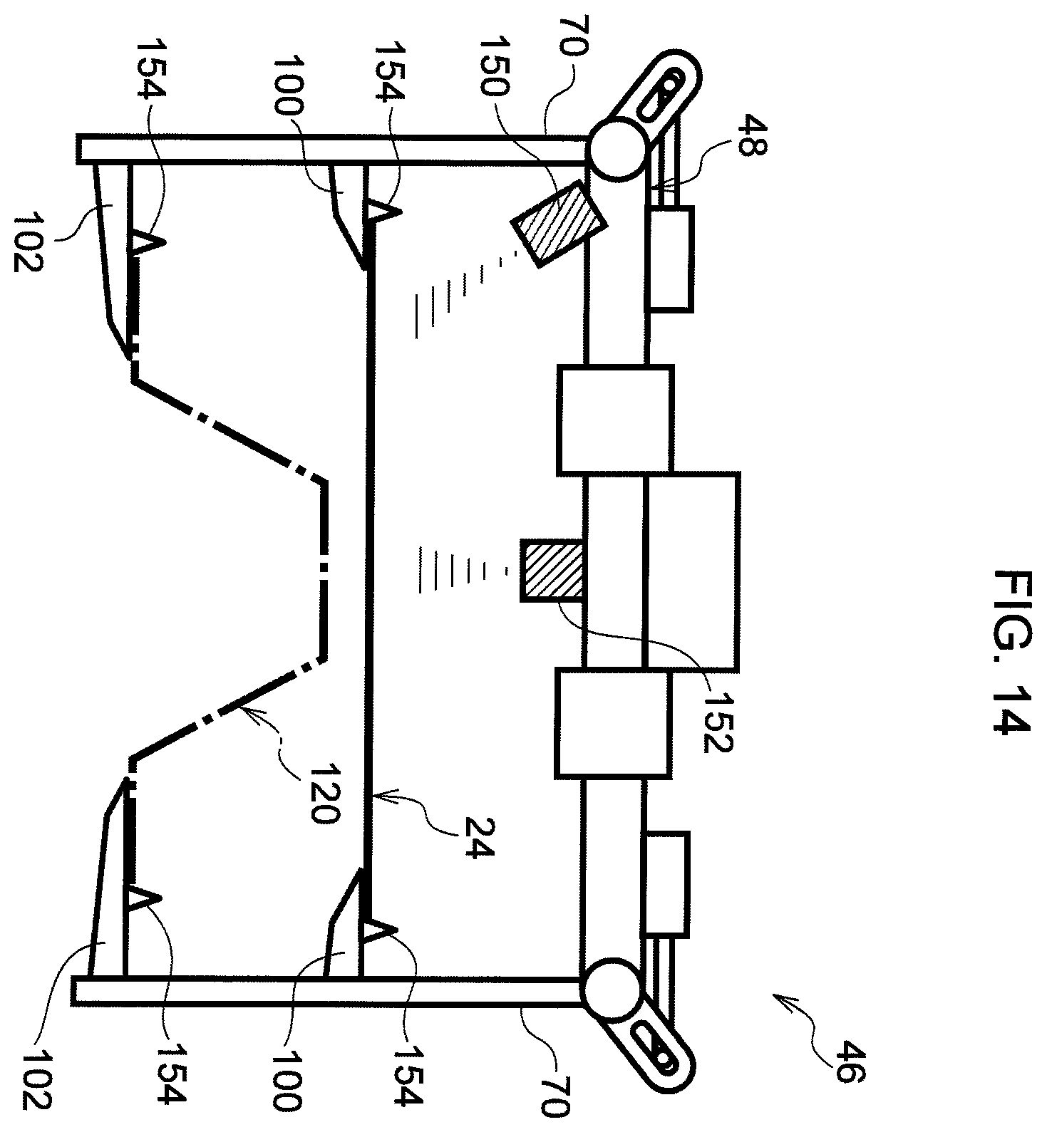 Patent US12134118 Figure 14 – Workpiece transport unit, hot pressing equipment, workpiece transport method, and hot pressing method