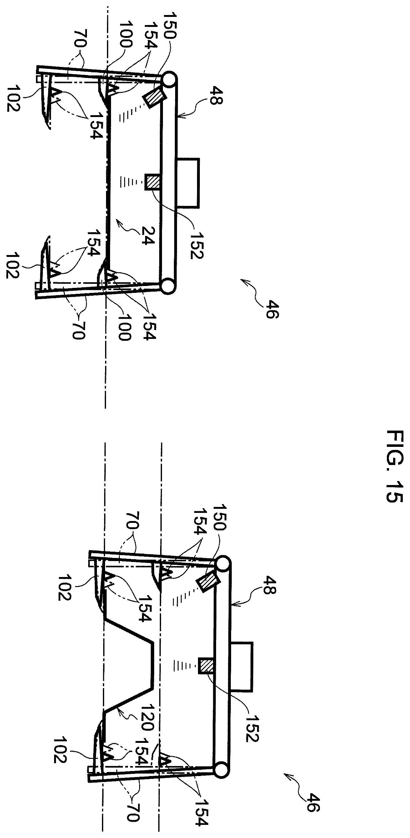 Patent US12134118 Figure 15 – Workpiece transport unit, hot pressing equipment, workpiece transport method, and hot pressing method