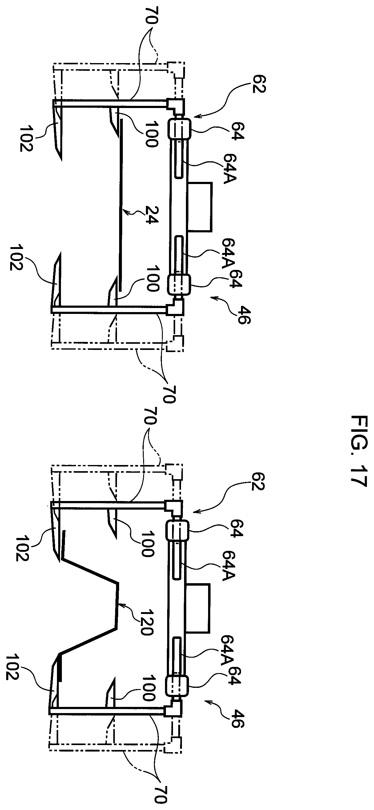 Patent US12134118 Figure 17 – Workpiece transport unit, hot pressing equipment, workpiece transport method, and hot pressing method