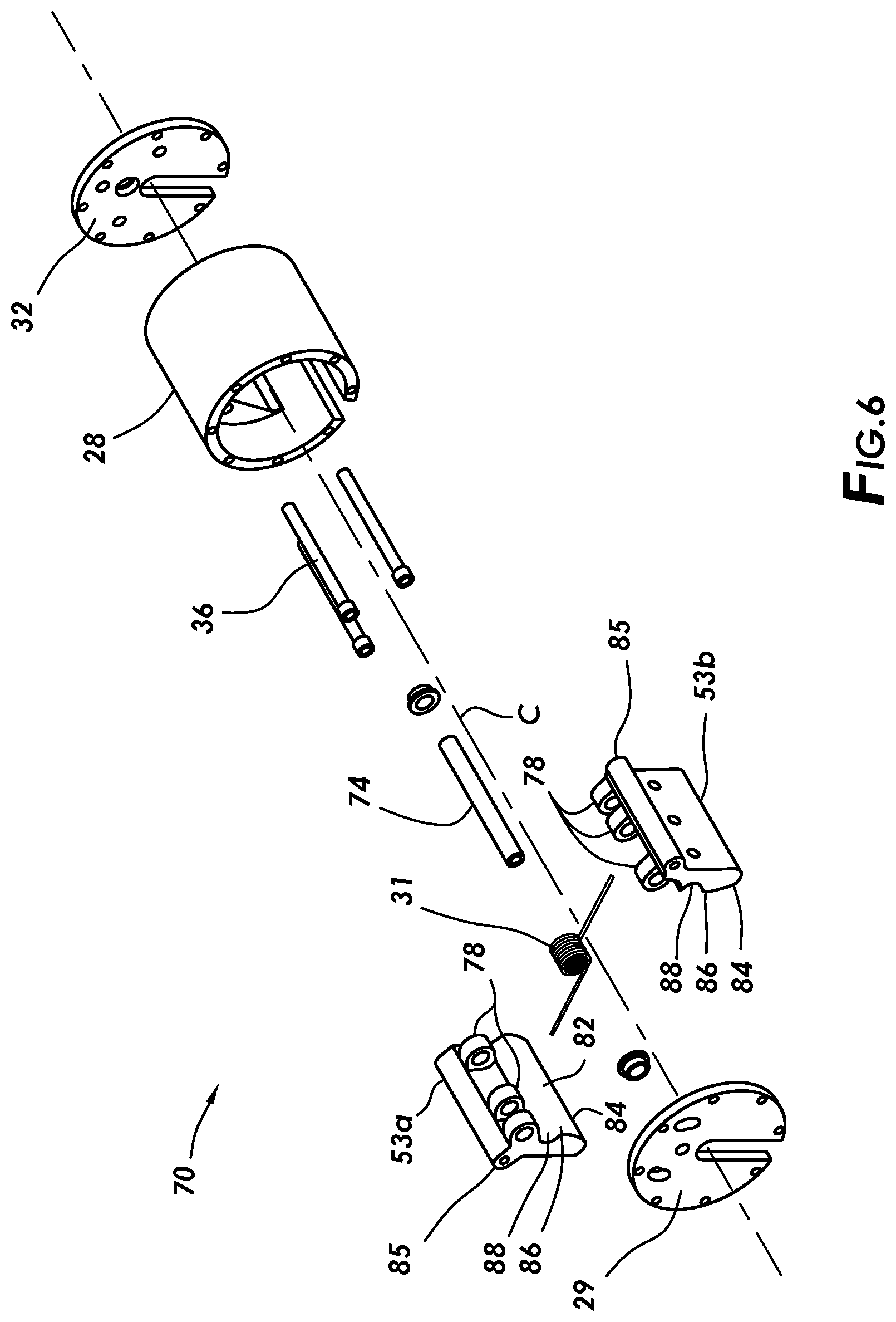 Patent US12134119 Figure 5 – Strand cutter