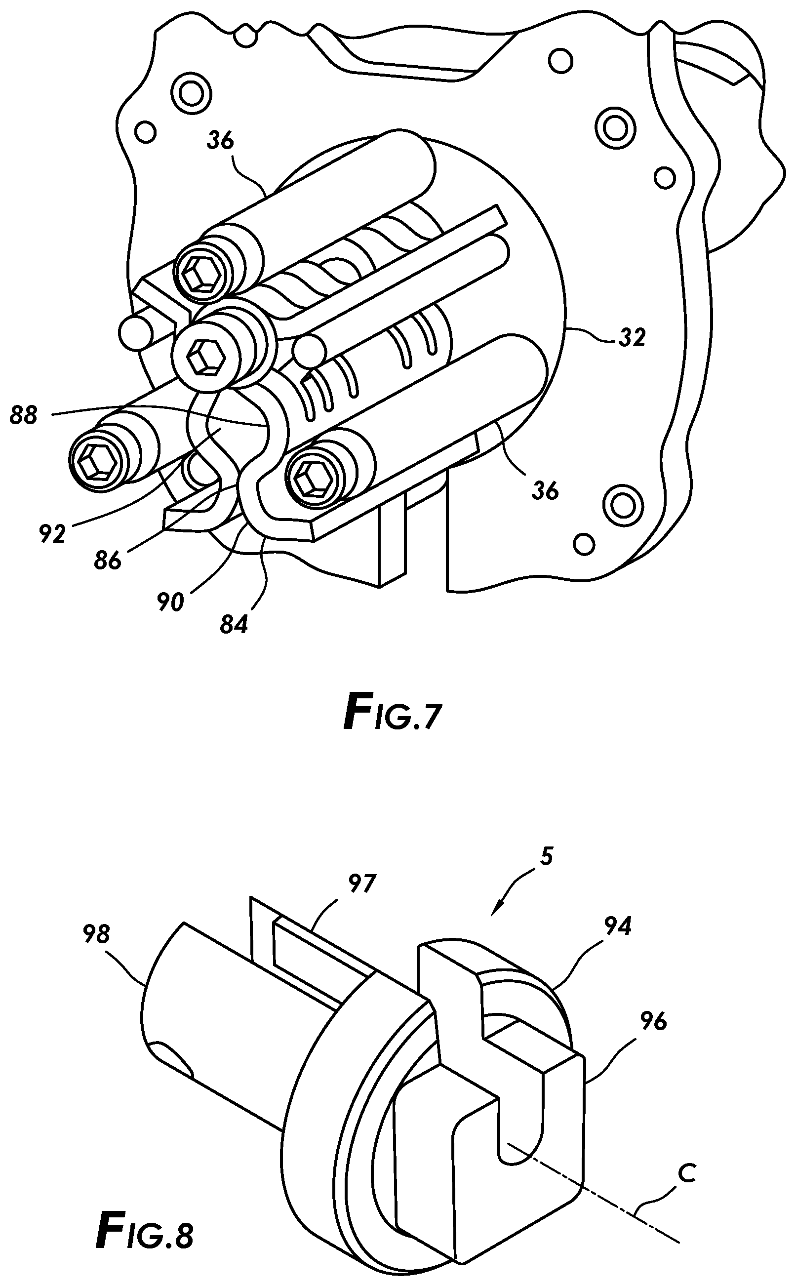 Patent US12134119 Figure 6 – Strand cutter