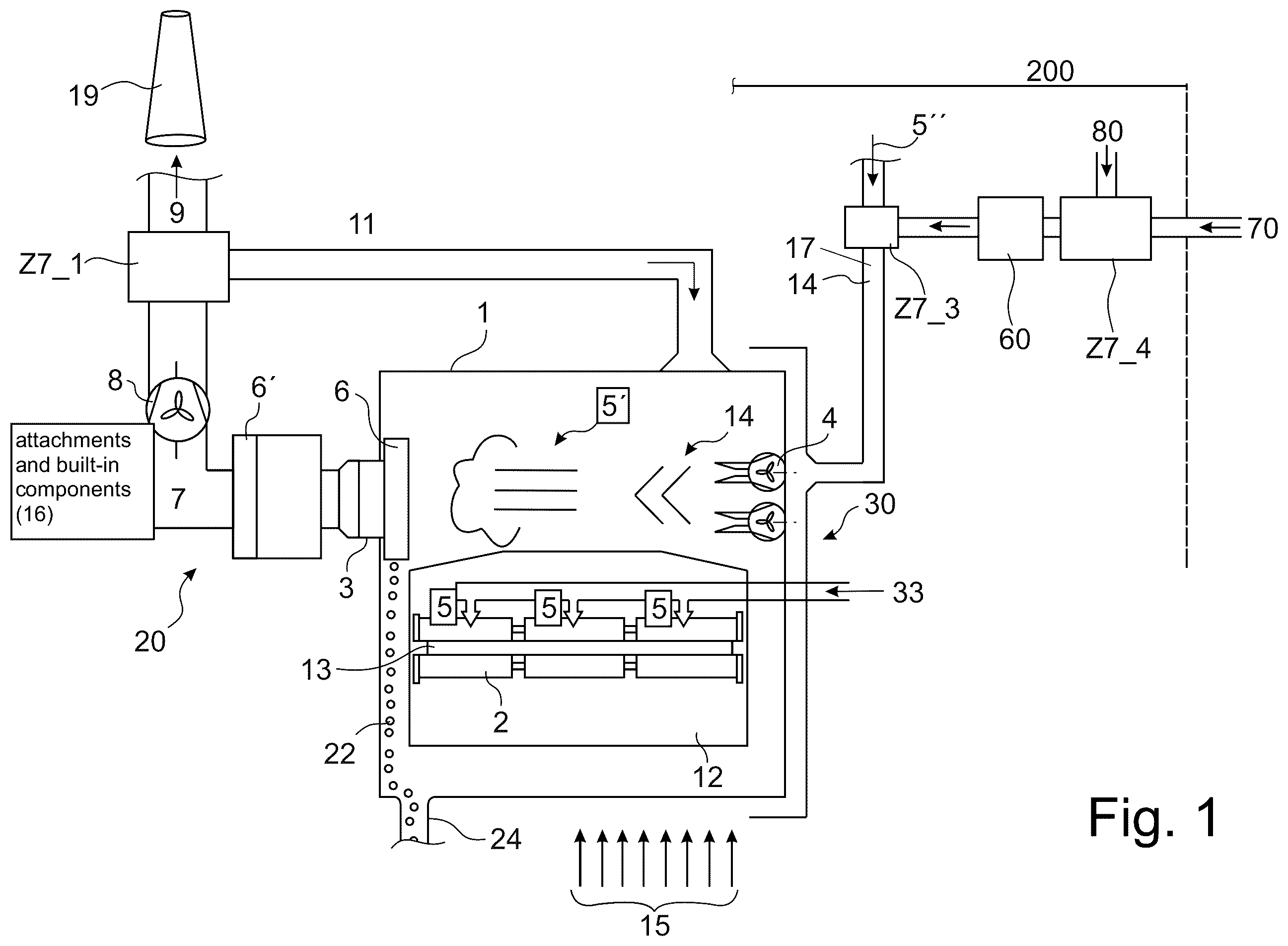 Patent US12134126 Figure 1 – Method and strand guide device for operating a cooling chamber