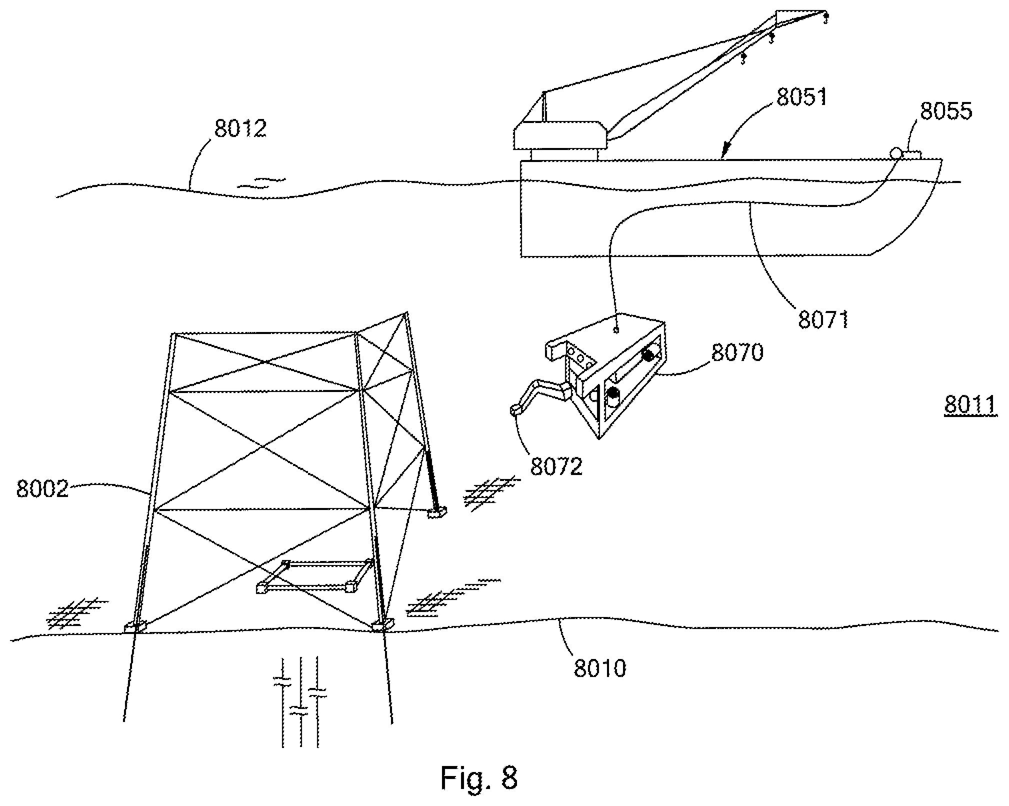 Patent US12134140 Figure 11 – High power laser offshore decommissioning tool, system and methods of use