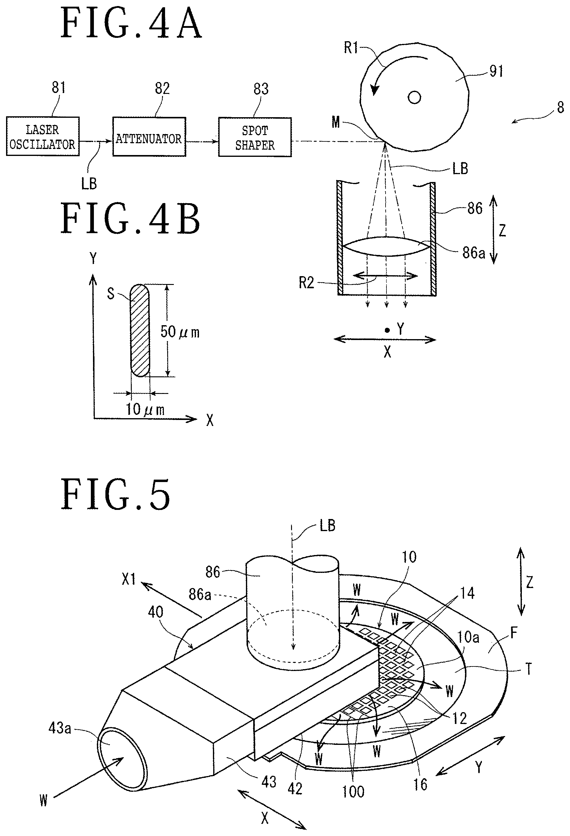 Patent US12134143 Figure 4 – Laser processing machine