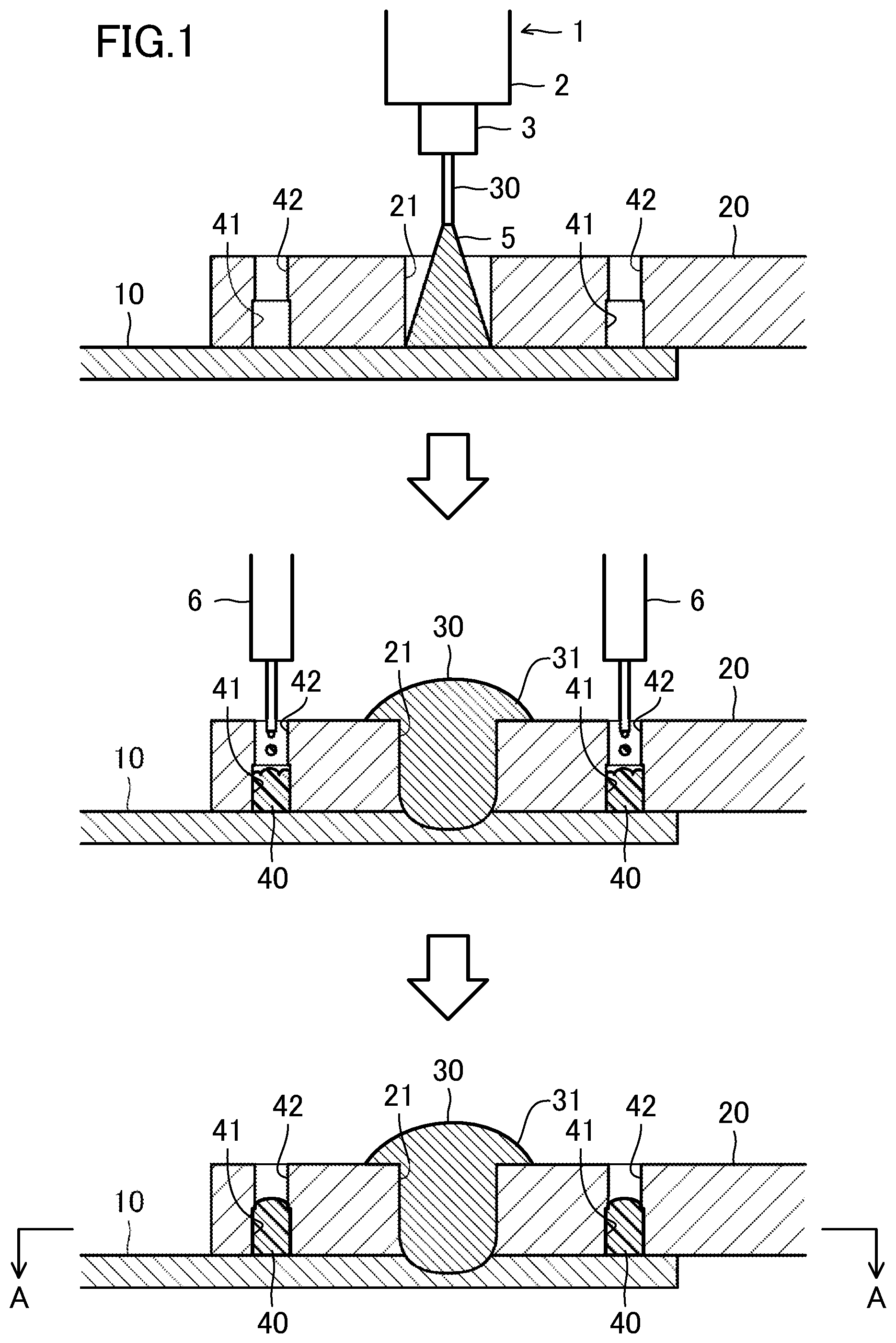 Patent US12134148 — Joining structure and joining method — Figure 1