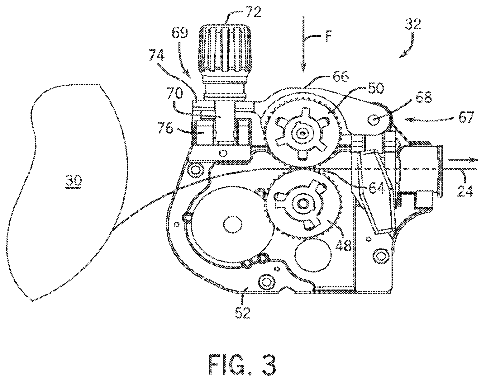 Patent US12134152 Figure 2 – Welding wire feeder with tongue and groove feature