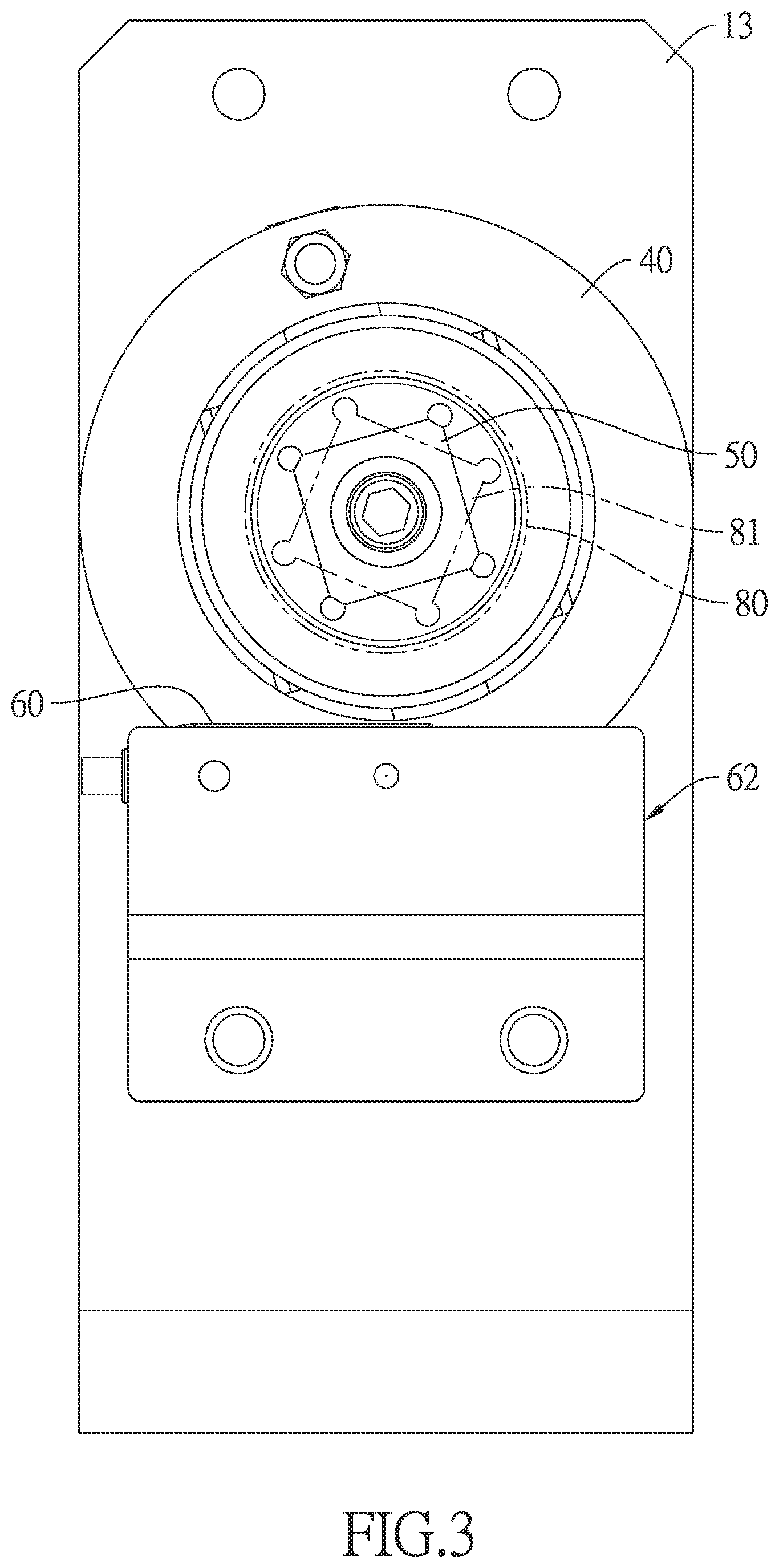 Patent US12134159 Figure 3 – Workpiece orientation mechanism