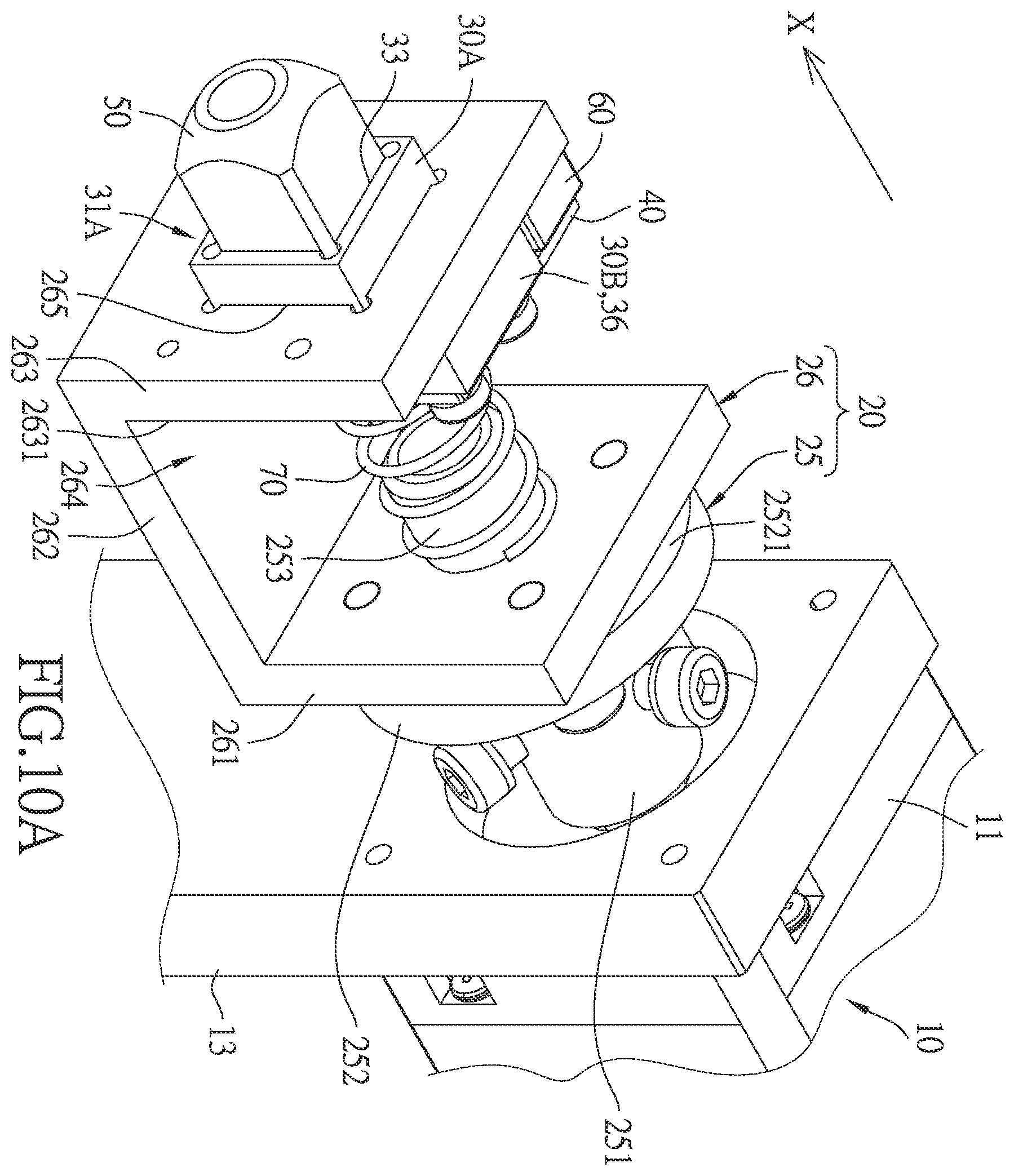 Patent US12134159 Figure 10 – Workpiece orientation mechanism