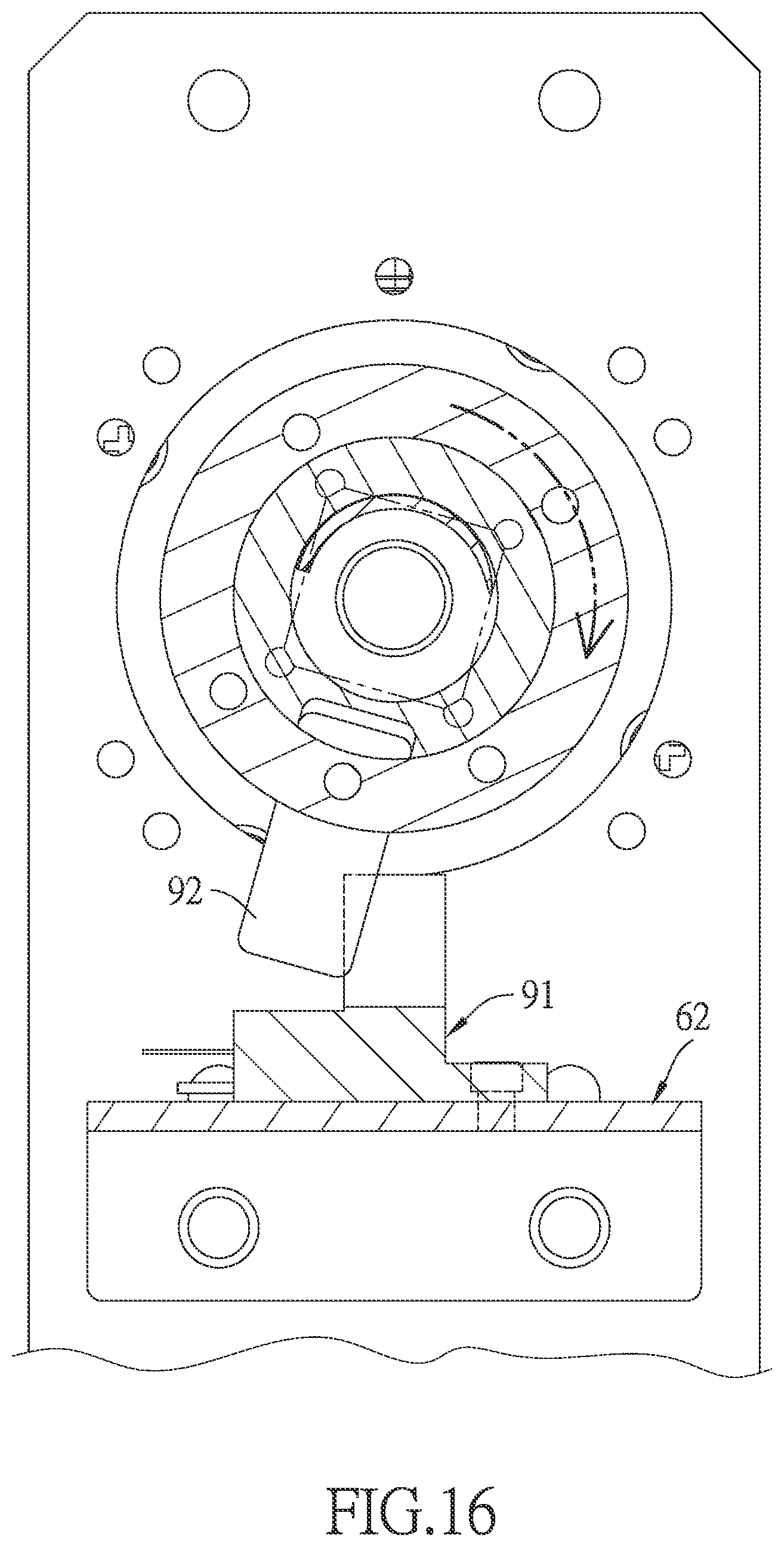 Patent US12134159 Figure 17 – Workpiece orientation mechanism