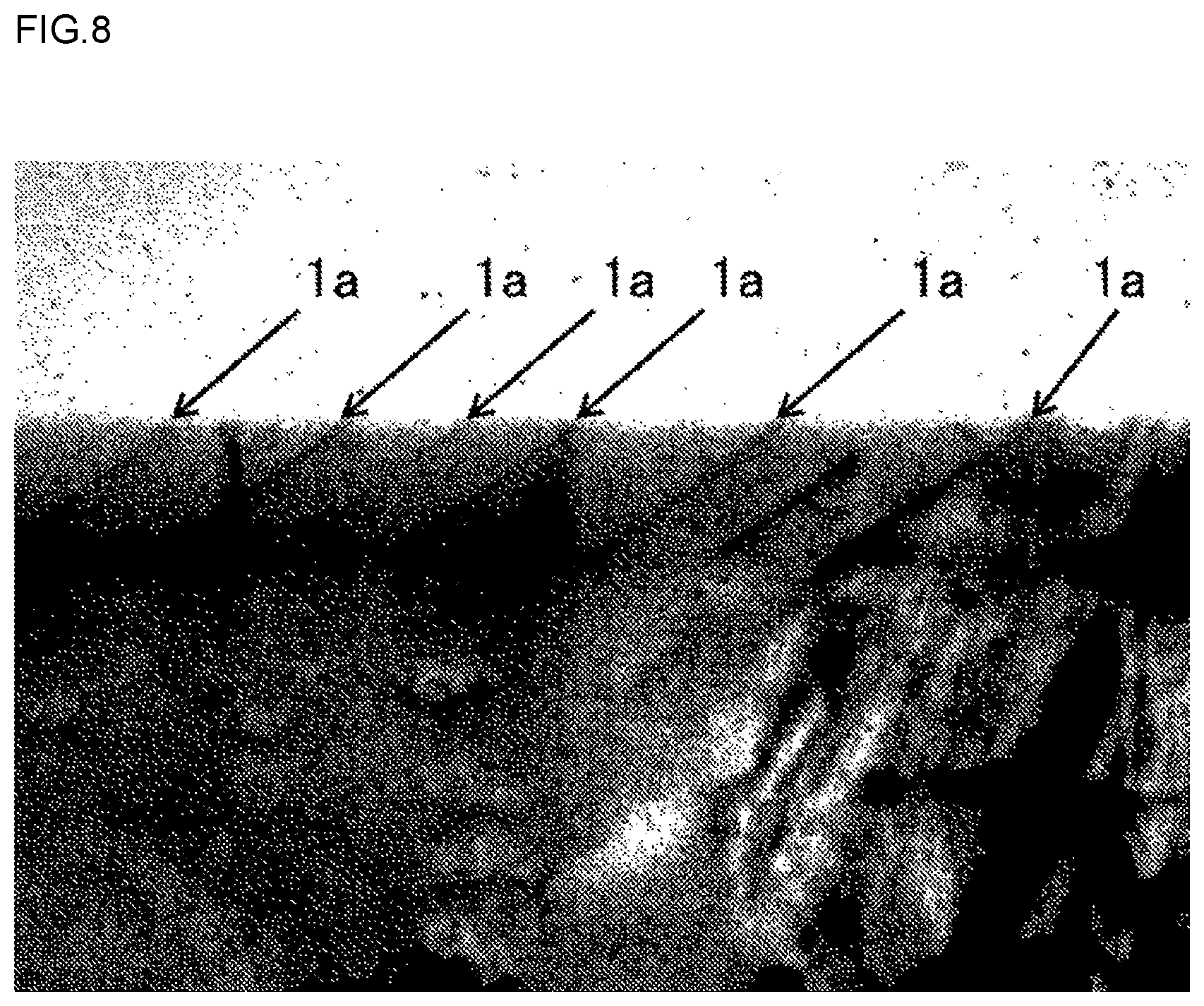 Patent US12134161 Figure 8 – Method for polishing diamond crystal, and diamond crystal
