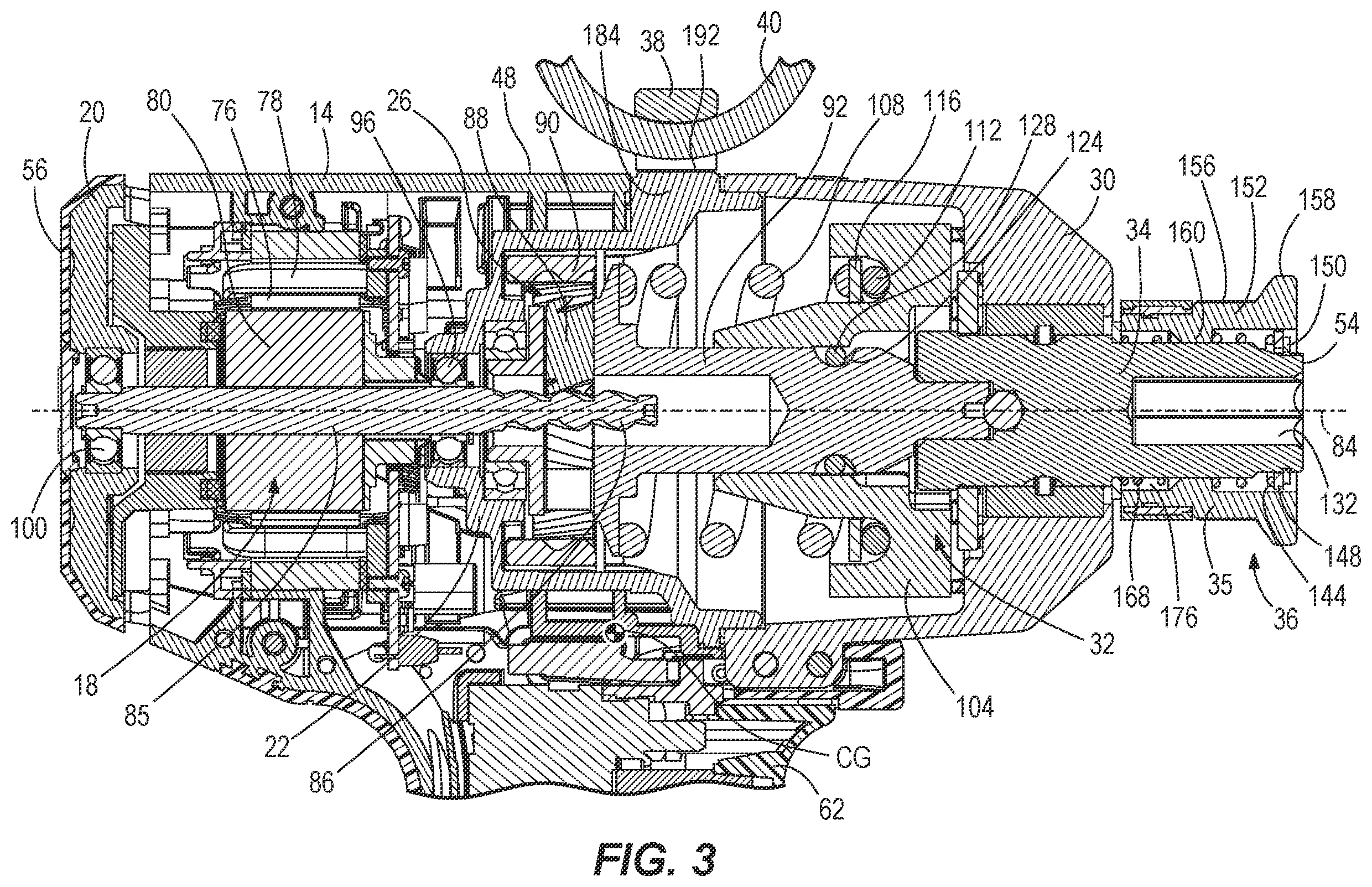 Patent US12134169 Figure 3 – Rotary impact tool