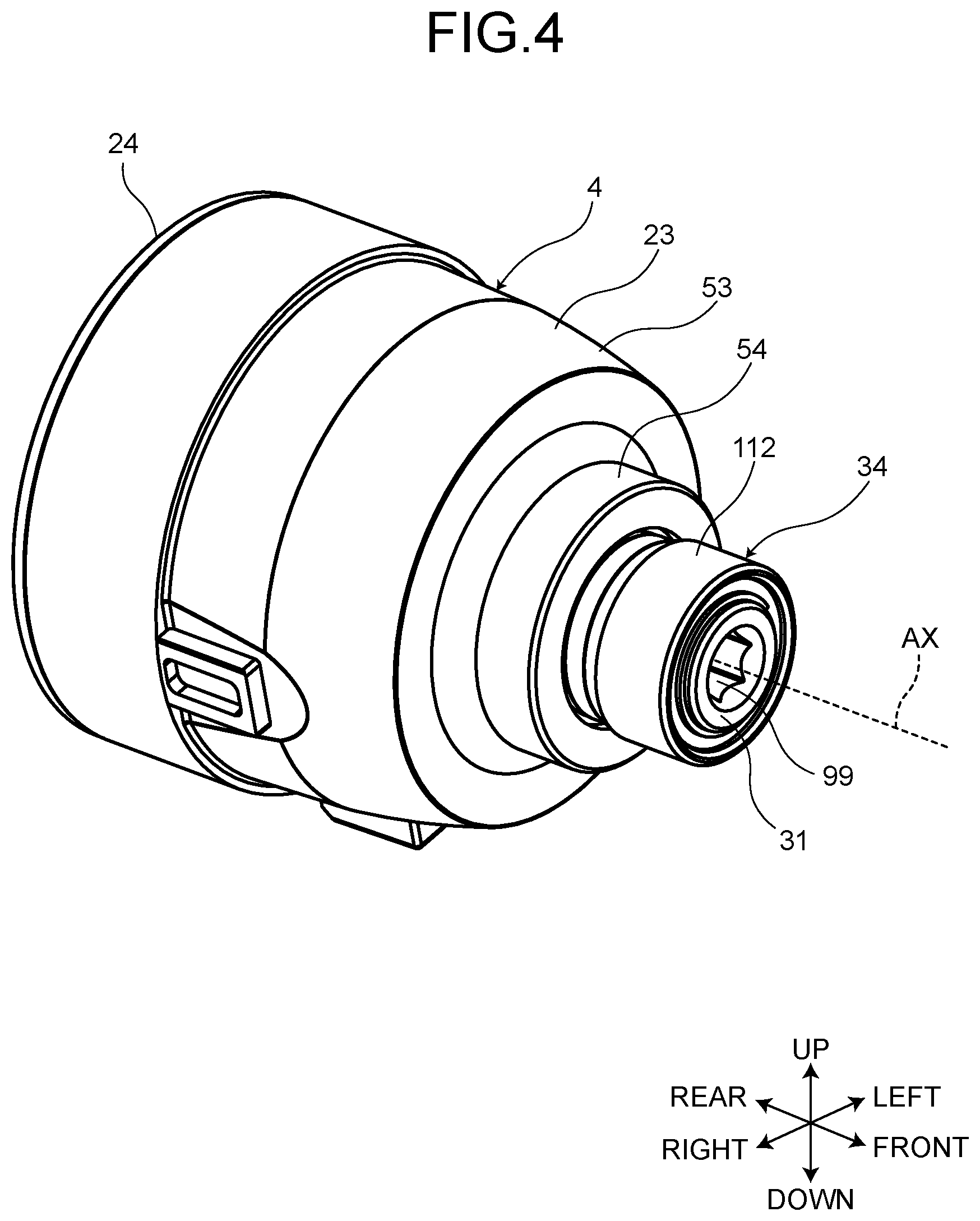 Patent US12134170 Figure 4 – Impact tool
