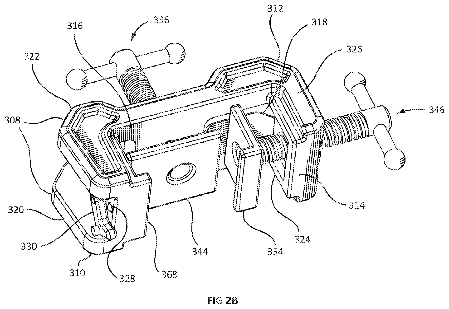 Patent US12134172 Figure 4 – Clamp designs with integrated features and methods relating thereto