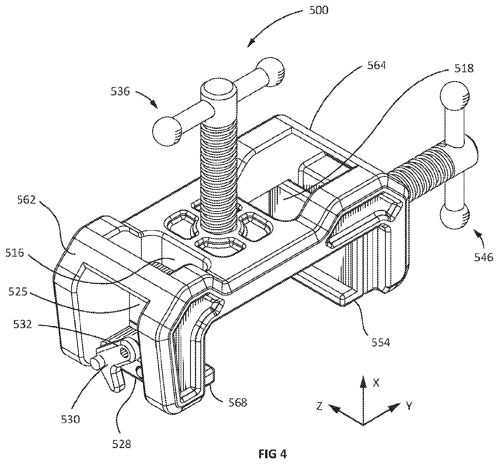 Patent US12134172 Figure 7 – Clamp designs with integrated features and methods relating thereto