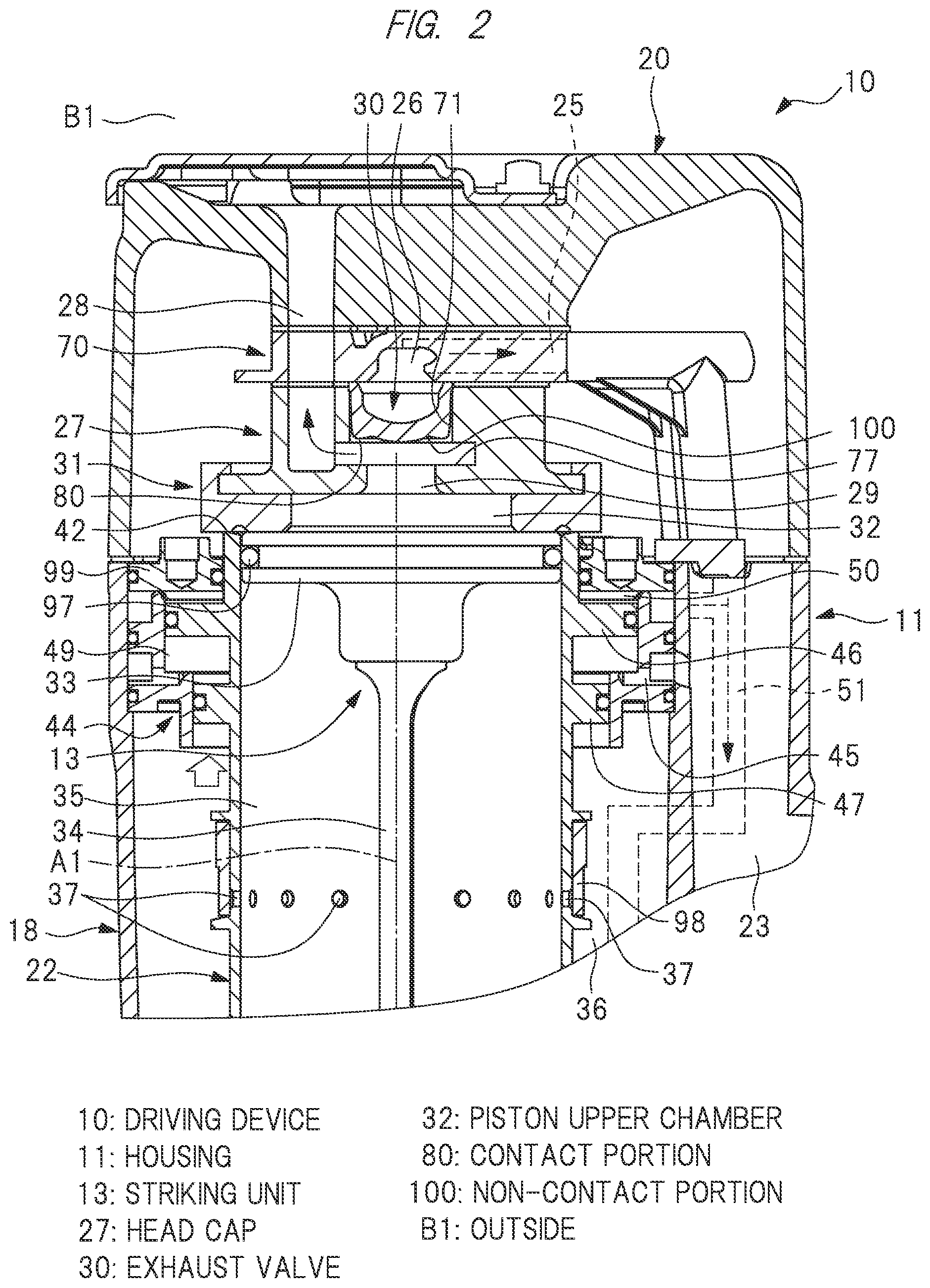 Patent US12134174 Figure 2 – Driving device