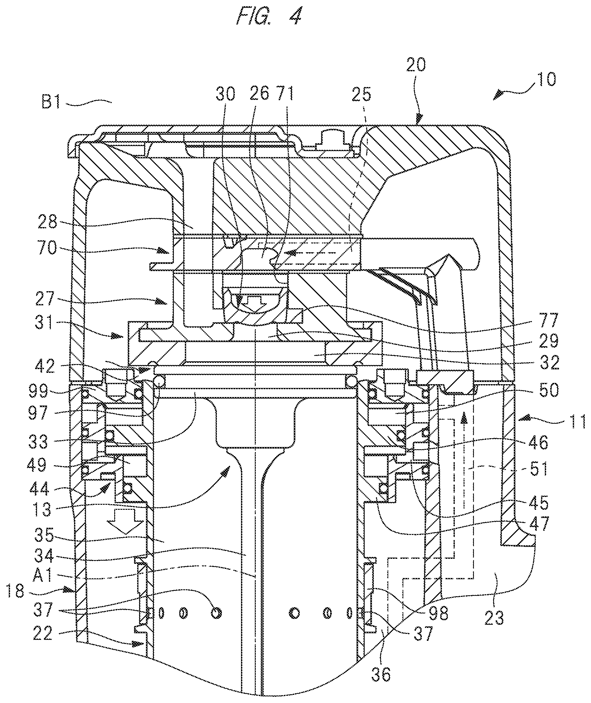 Patent US12134174 Figure 4 – Driving device