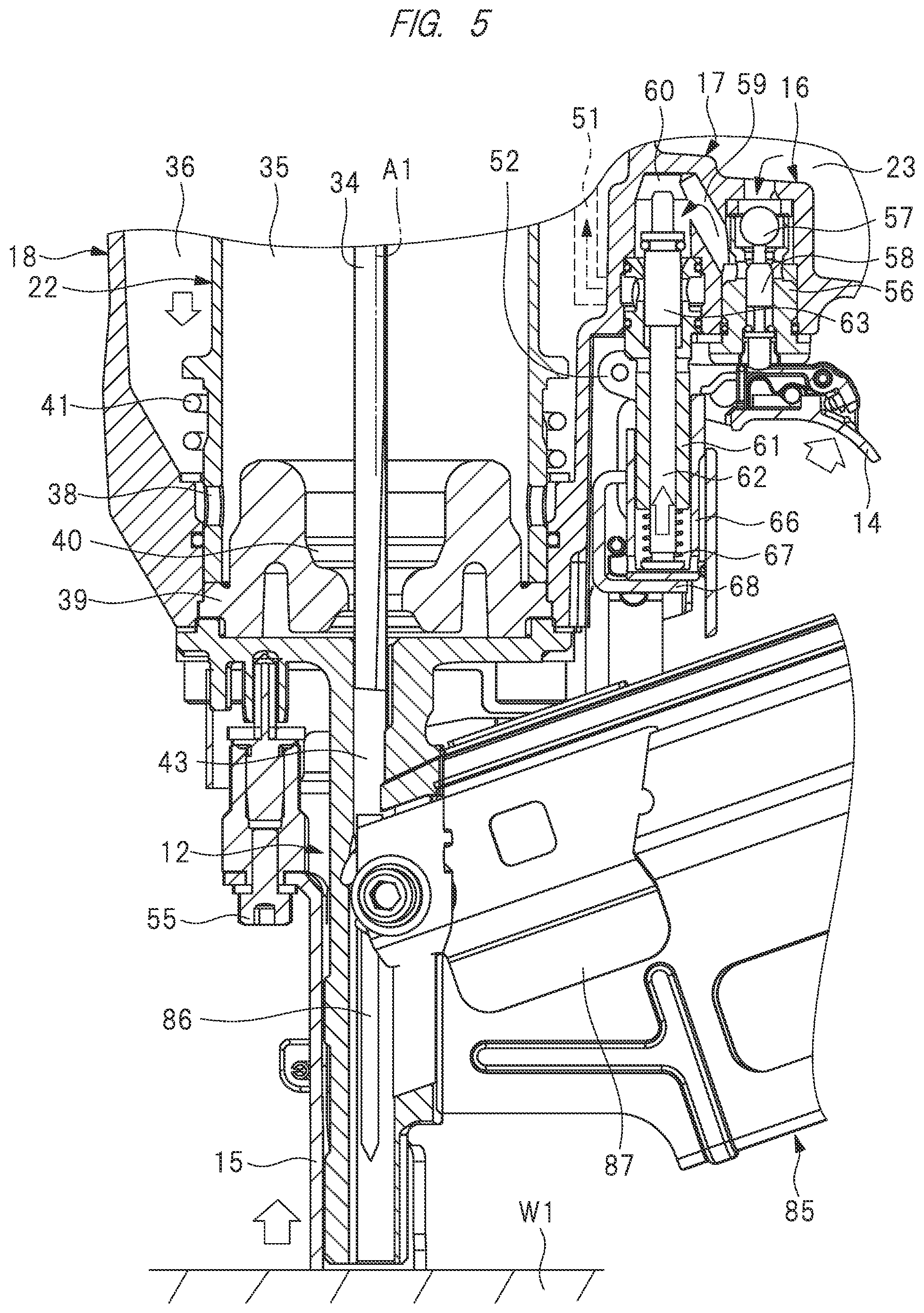 Patent US12134174 Figure 5 – Driving device