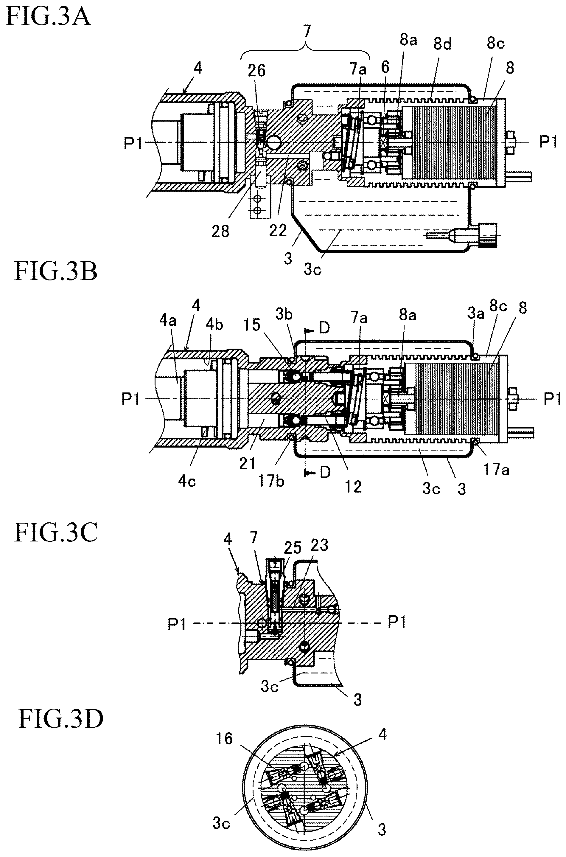 Patent US12134176 Figure 3 – Electric tool