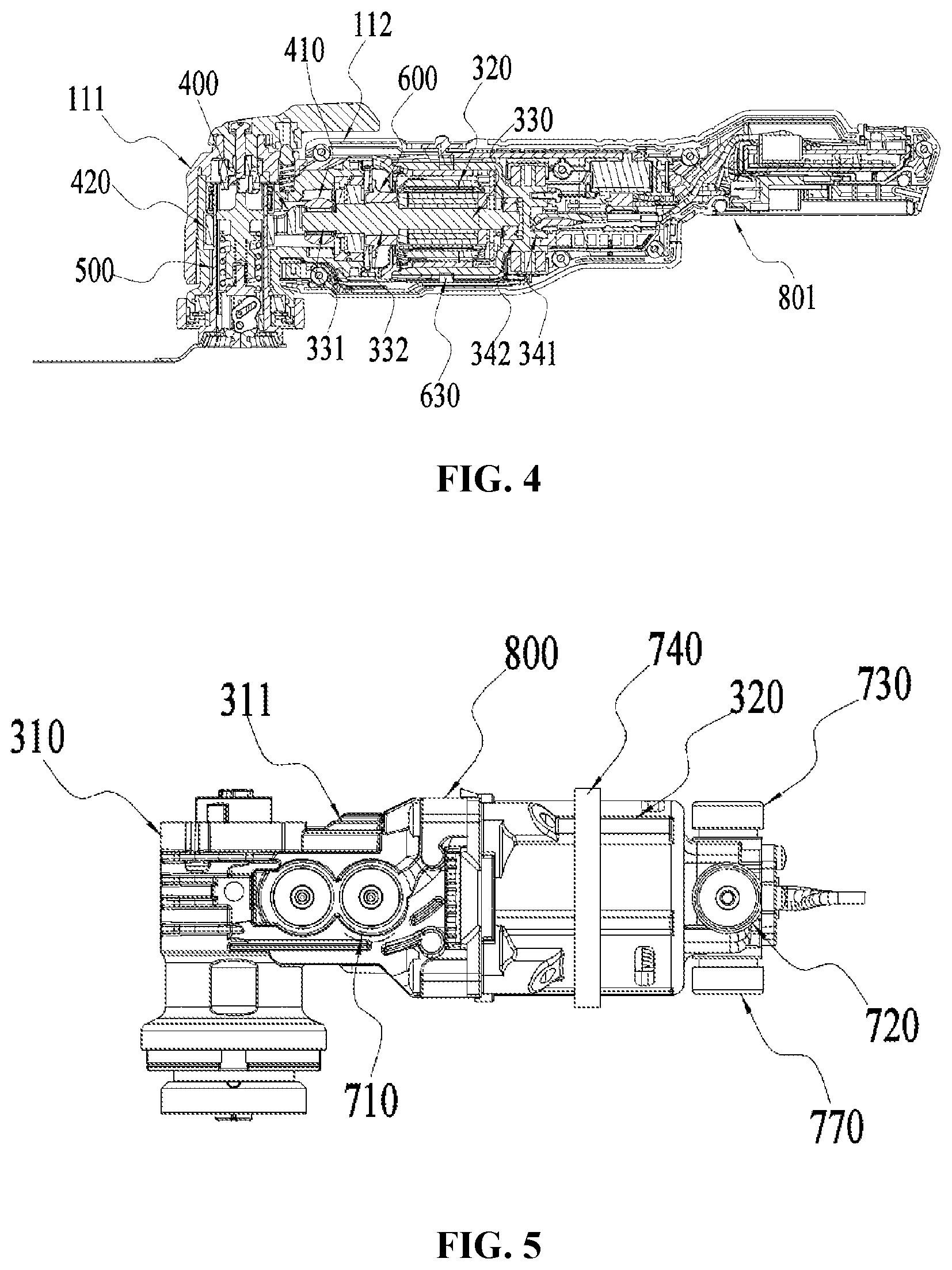 Patent US12134177 Figure 3 – Power tool