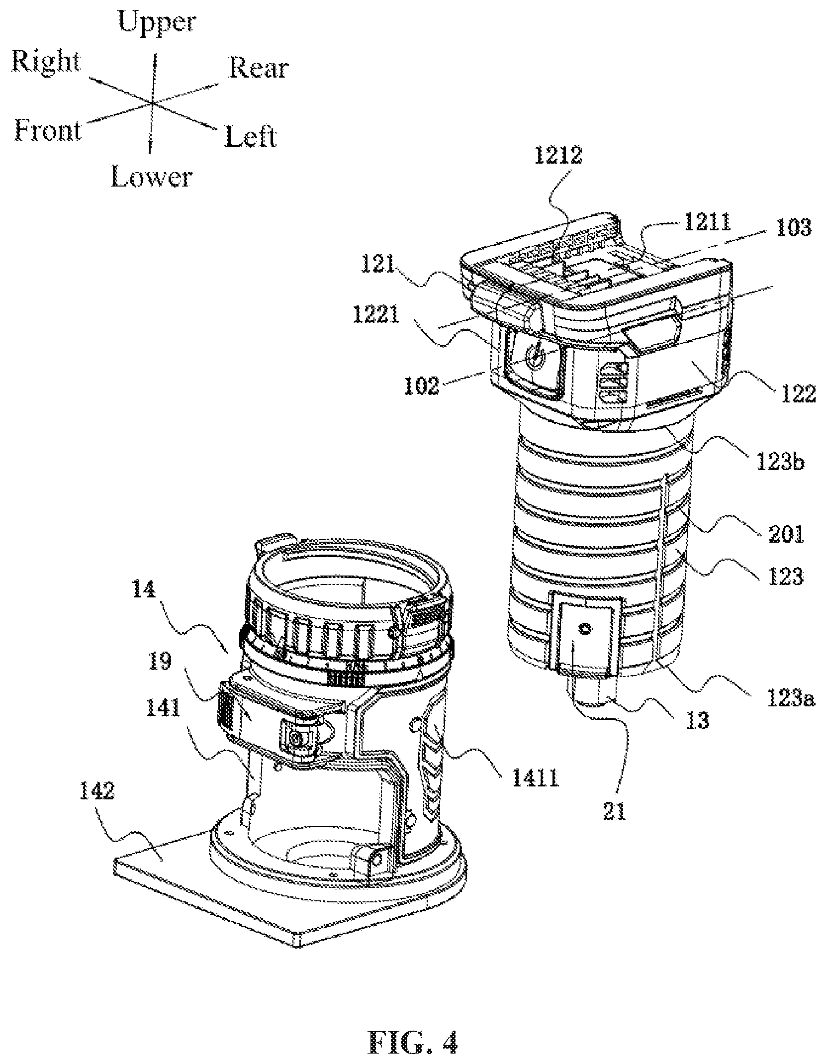 Patent US12134178 Figure 4 – Power tool