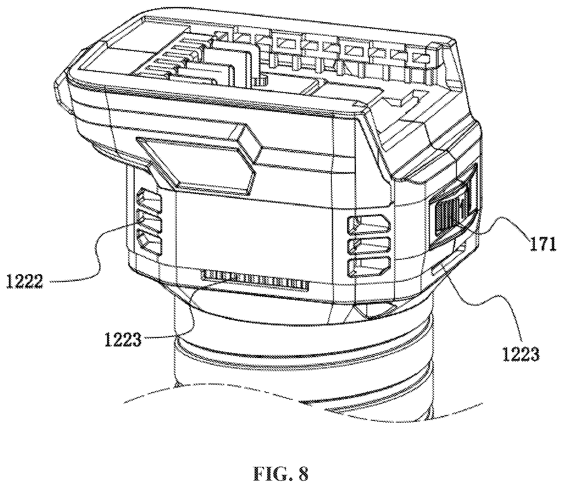 Patent US12134178 Figure 8 – Power tool