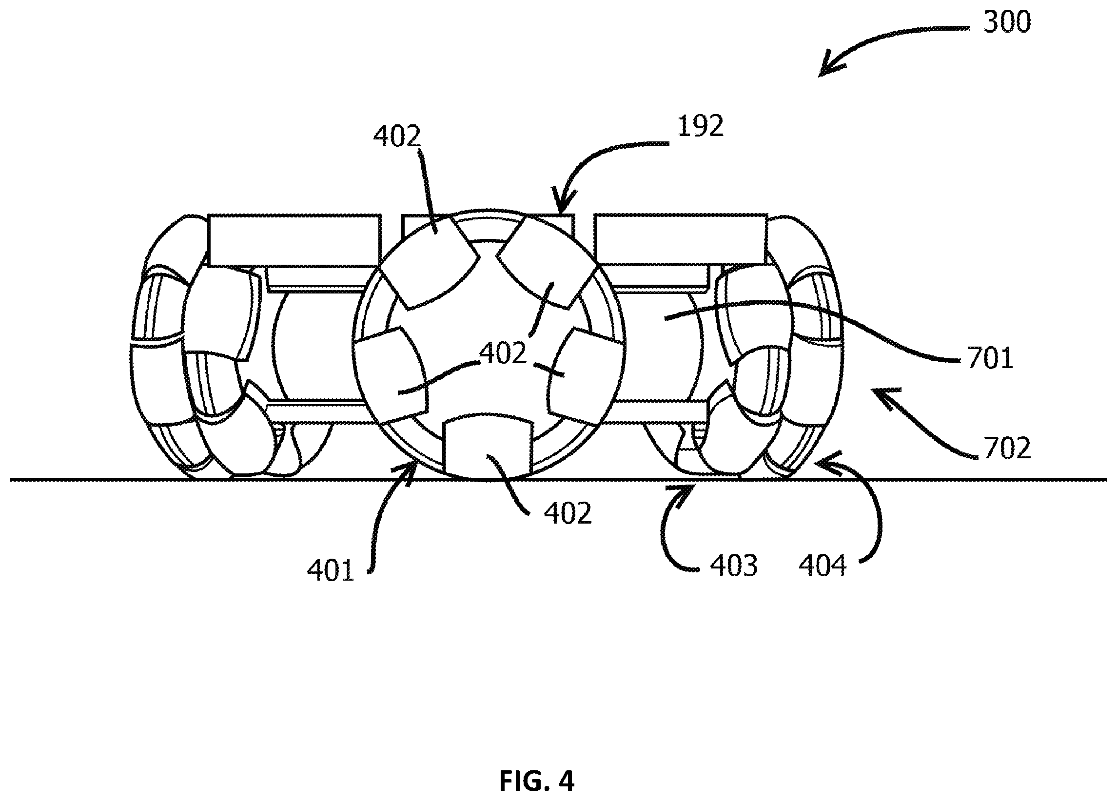 Patent US12134183 Figure 4 – Isolating robotic actuators from food and beverage preparation